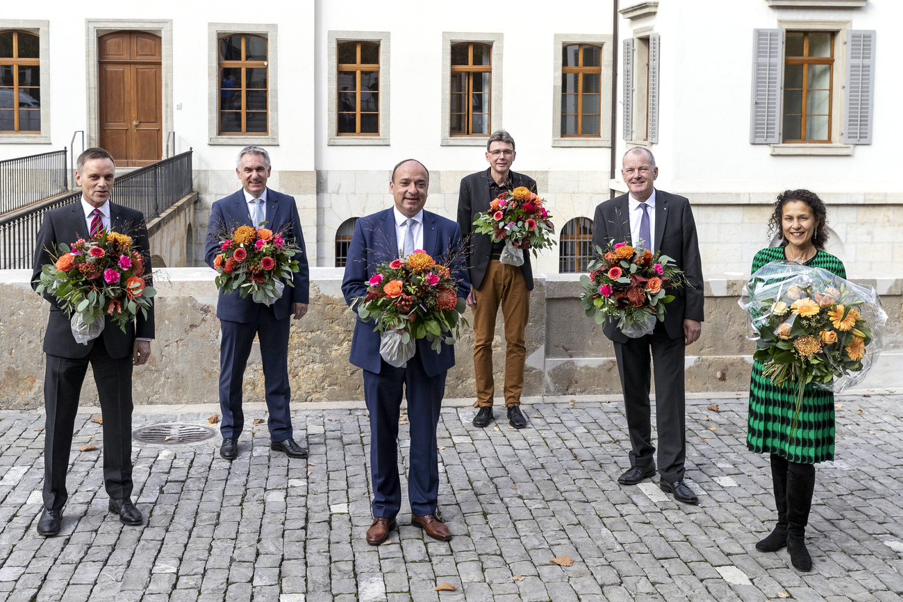 Bild des Aargauer Regierungsrates - alles Männer