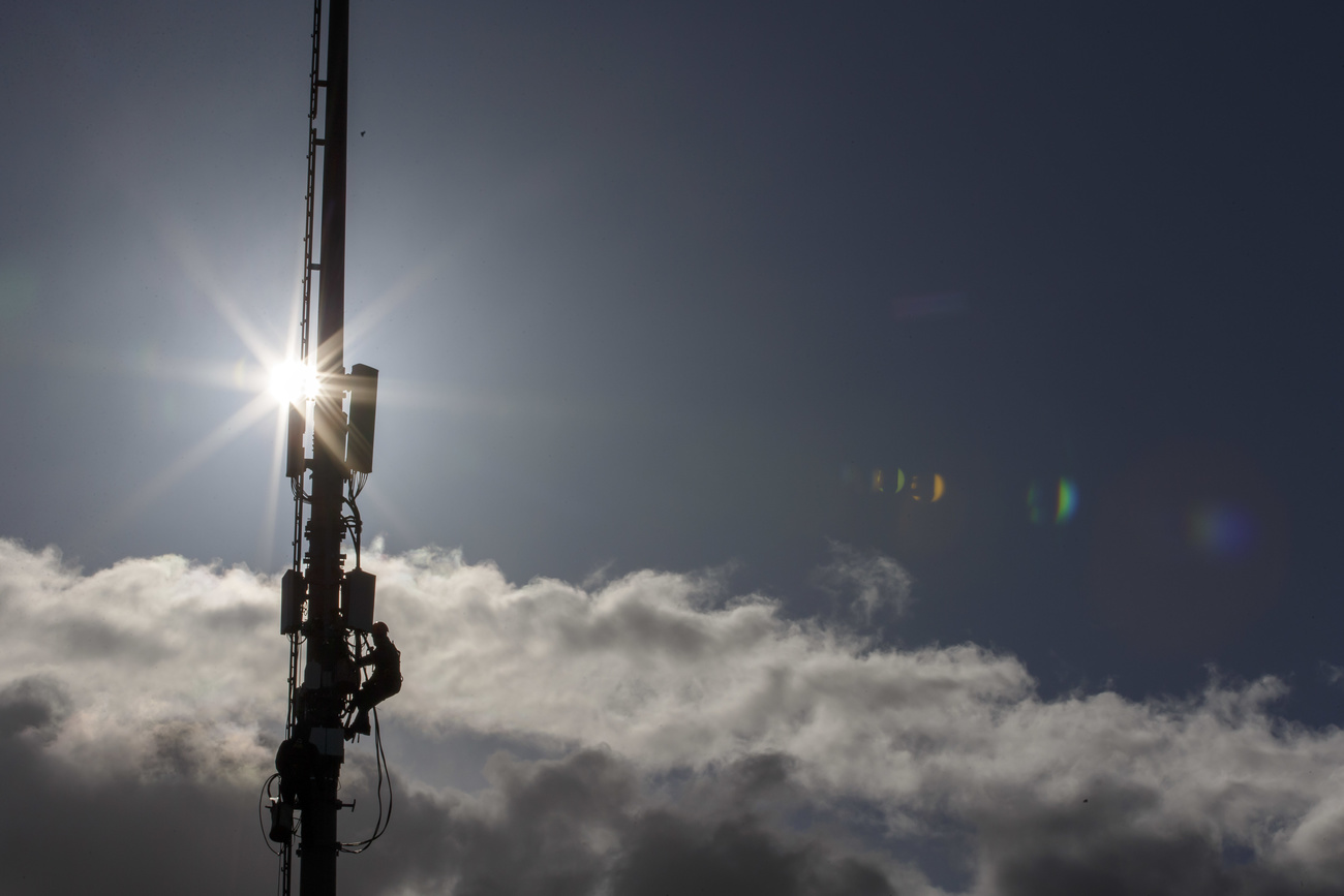 Un antenna di telefonia mobile.