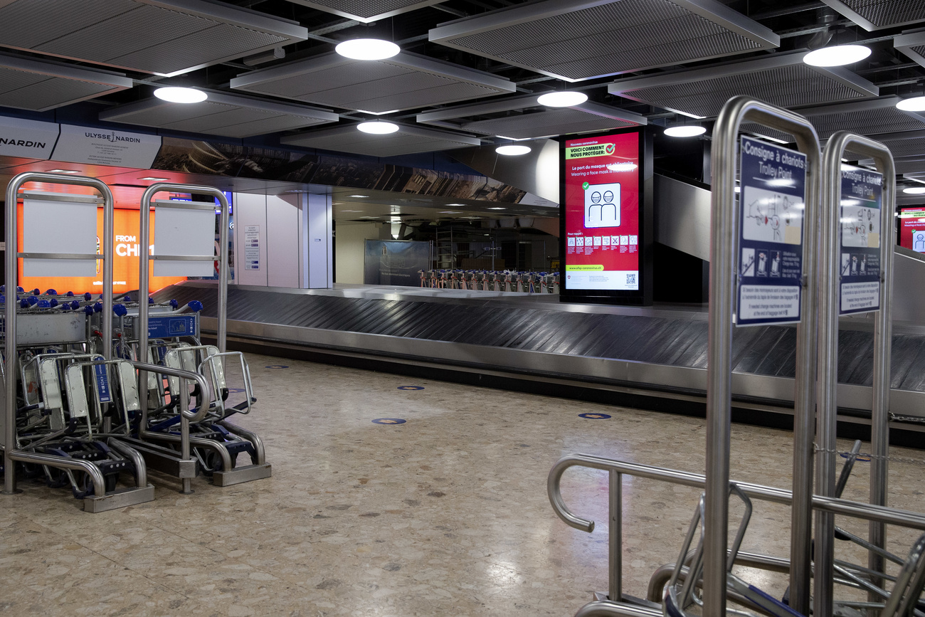 empty airport hall