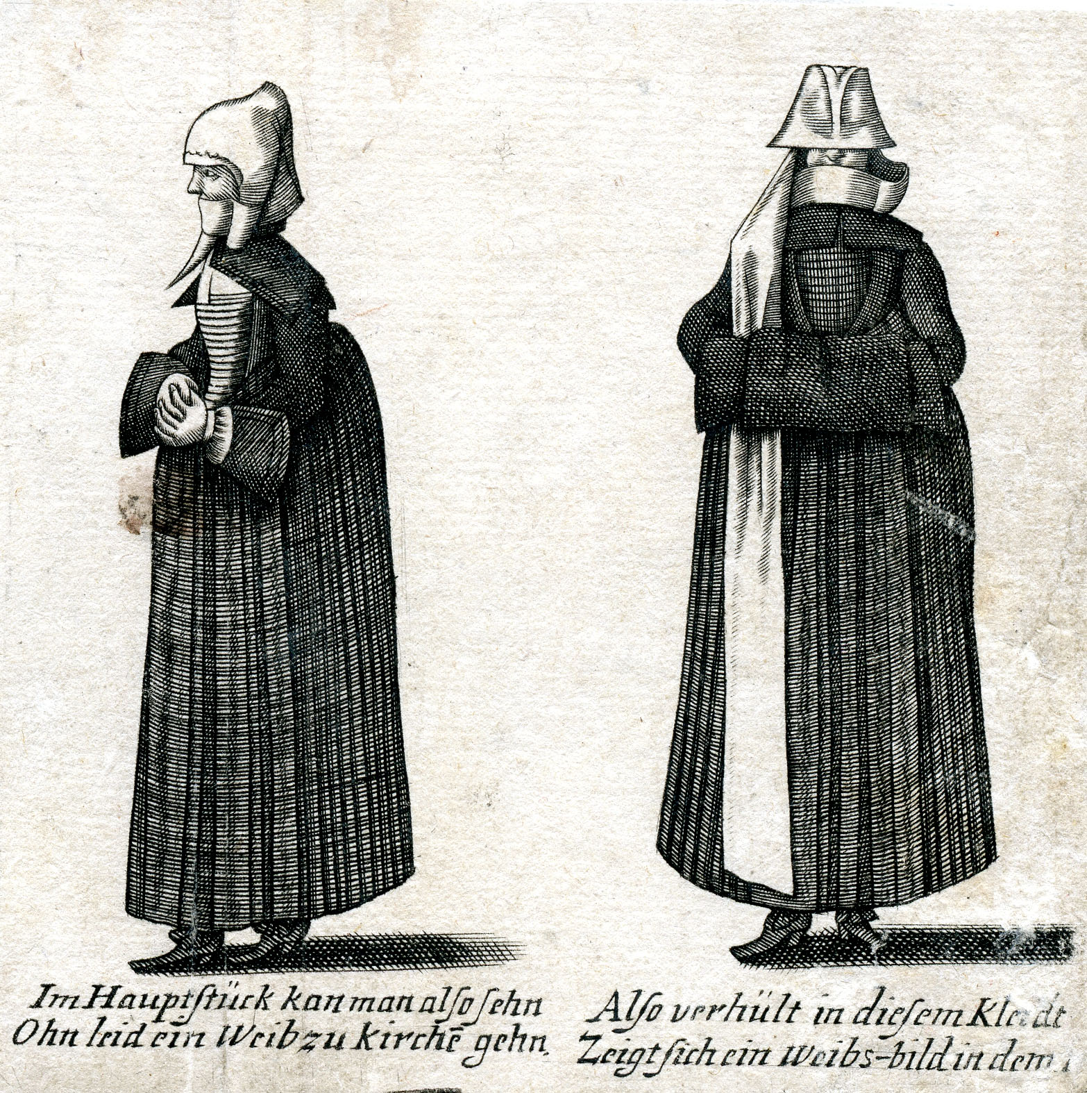 Illustration by Johann Jakob Ringle, Amictus, 17th century.