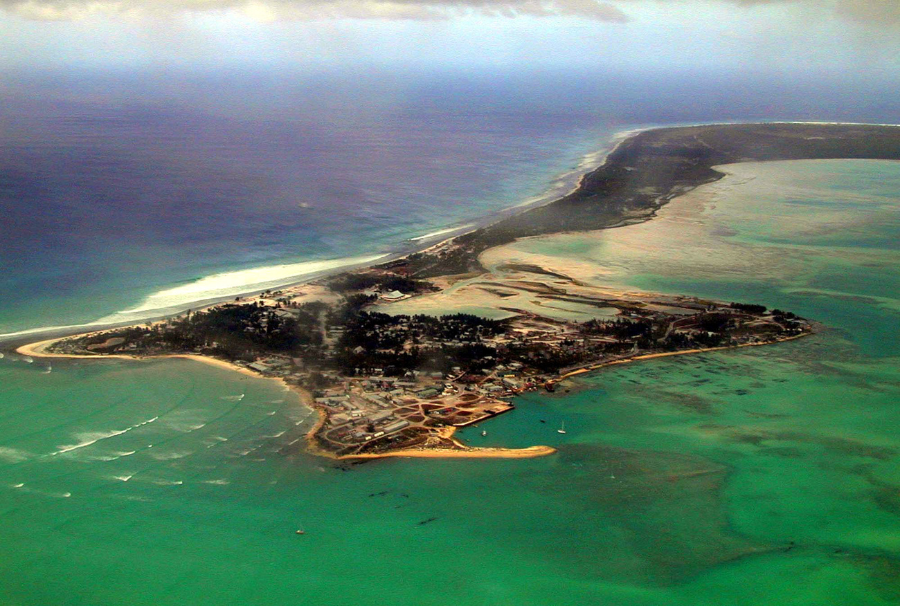 Un isola dell arcipelago di Kiribati.