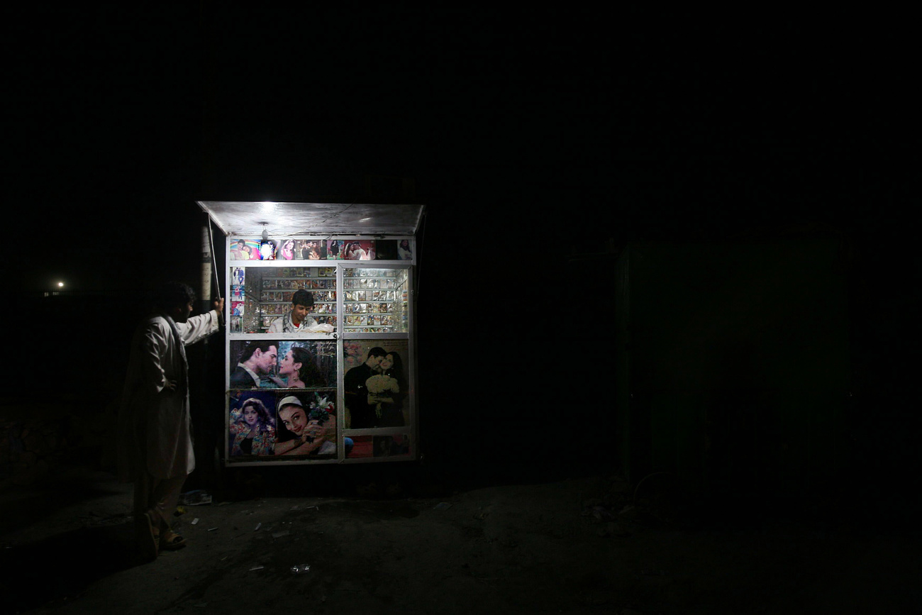 Food in Afghanistan at night