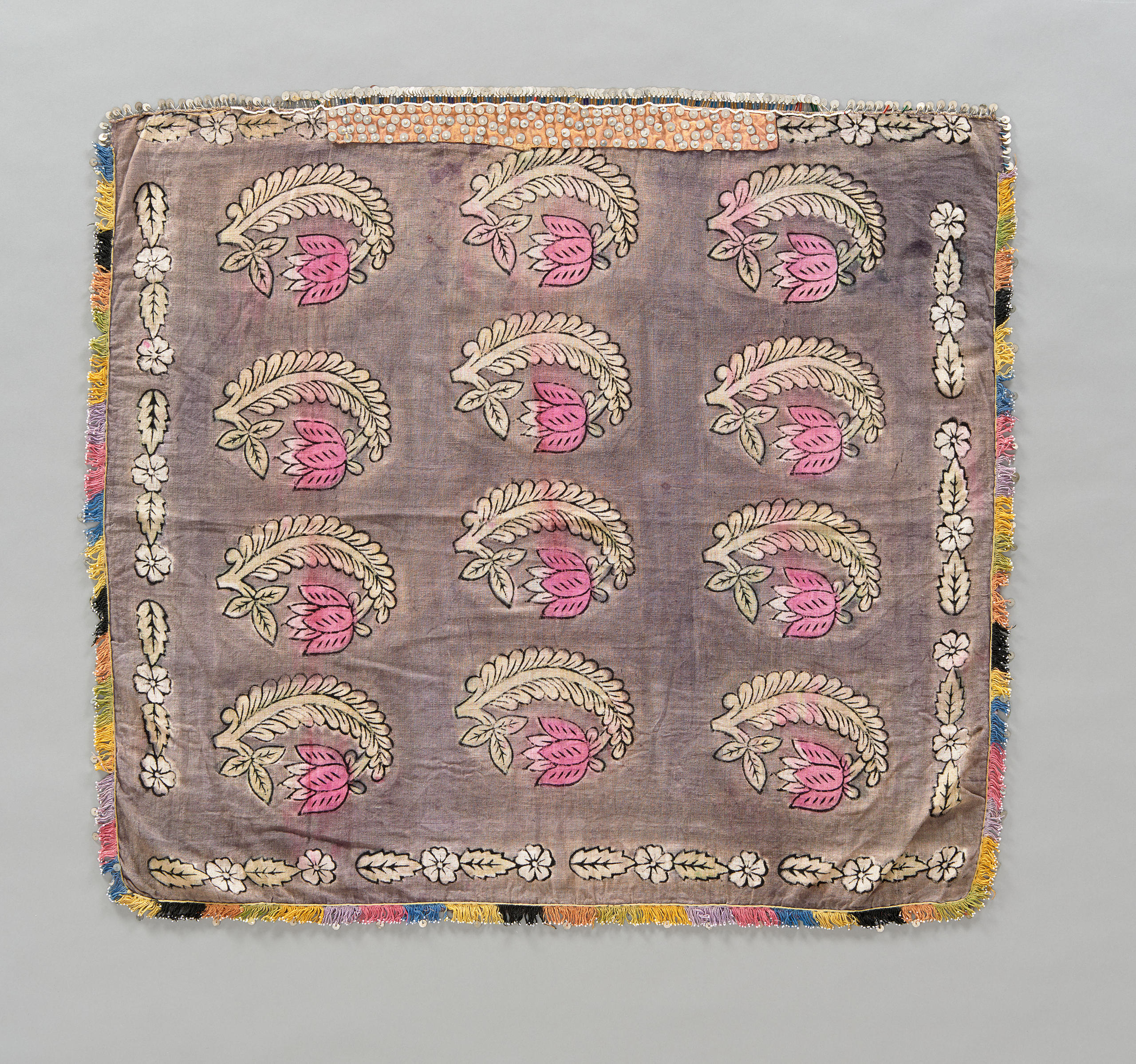 Women’s Headscarf, Turkey, Bursa, Uludağ; Yörük, before 1985