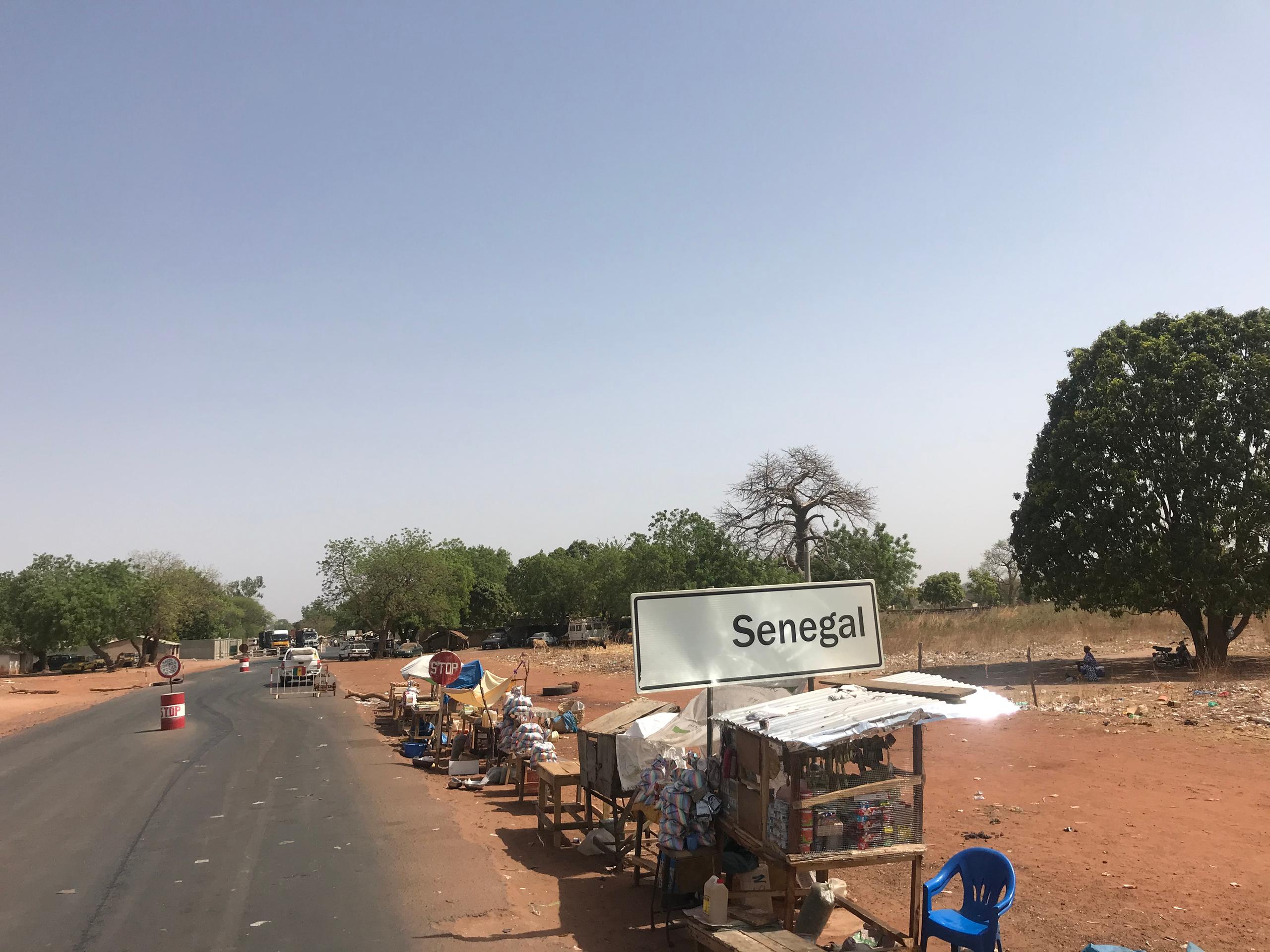 Grenze zu Senegal