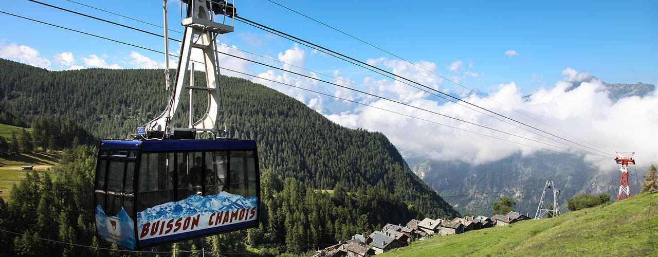 La cabina della funuvia