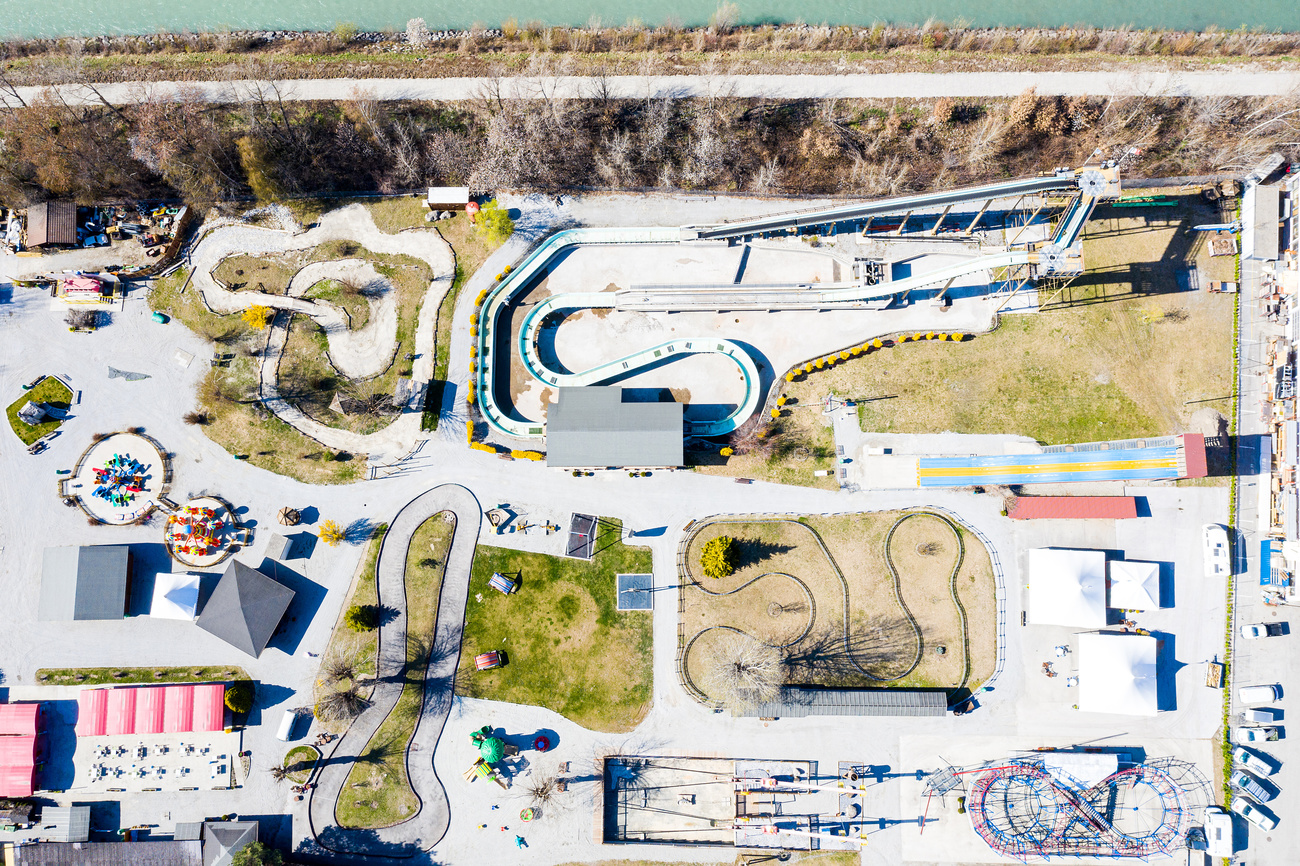 Vergnügungspark im Lockdown