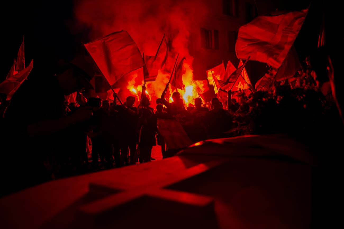 Manifestación en el Jura