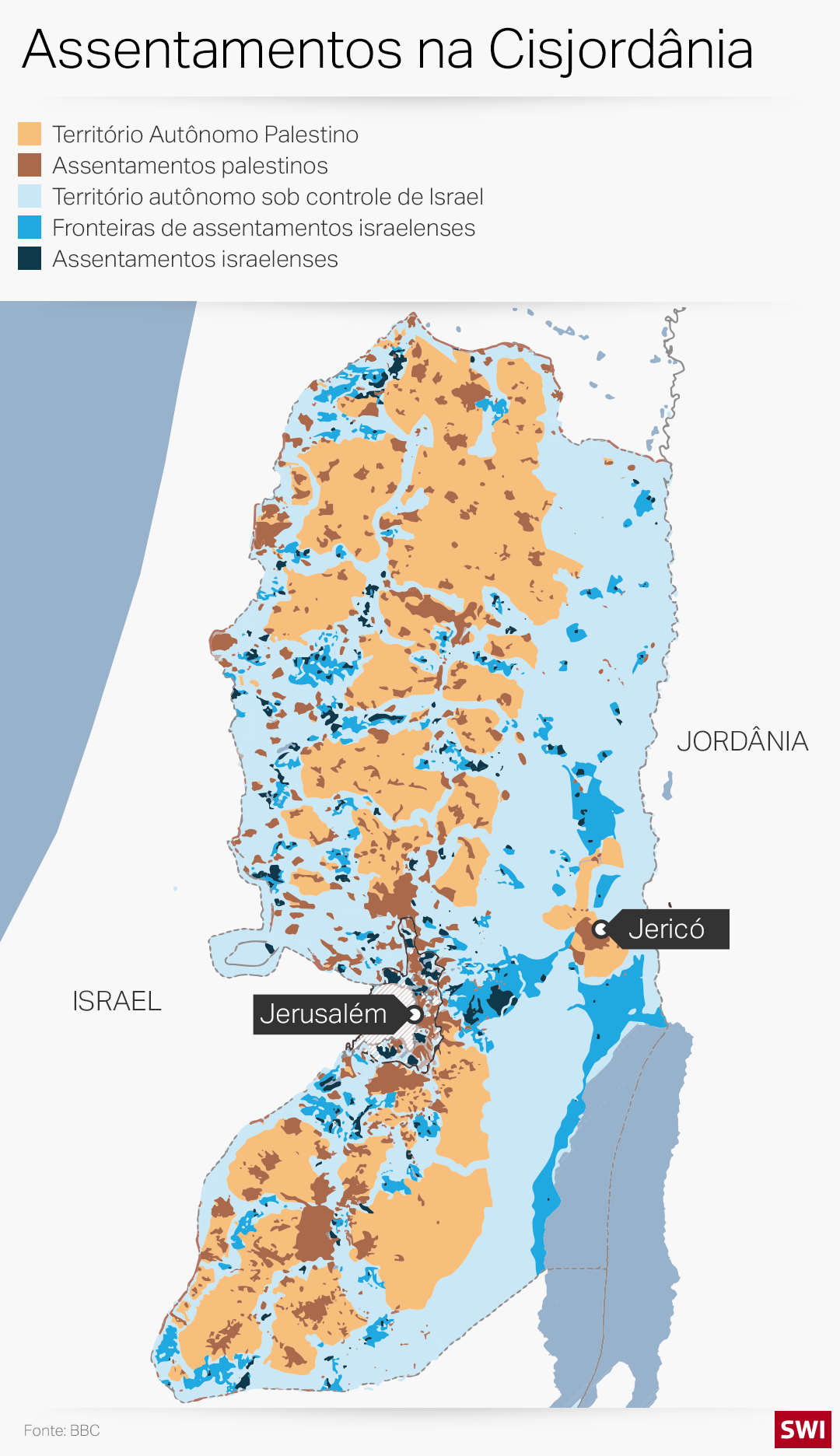 Assentamentos judeus em Territórios Palestinos