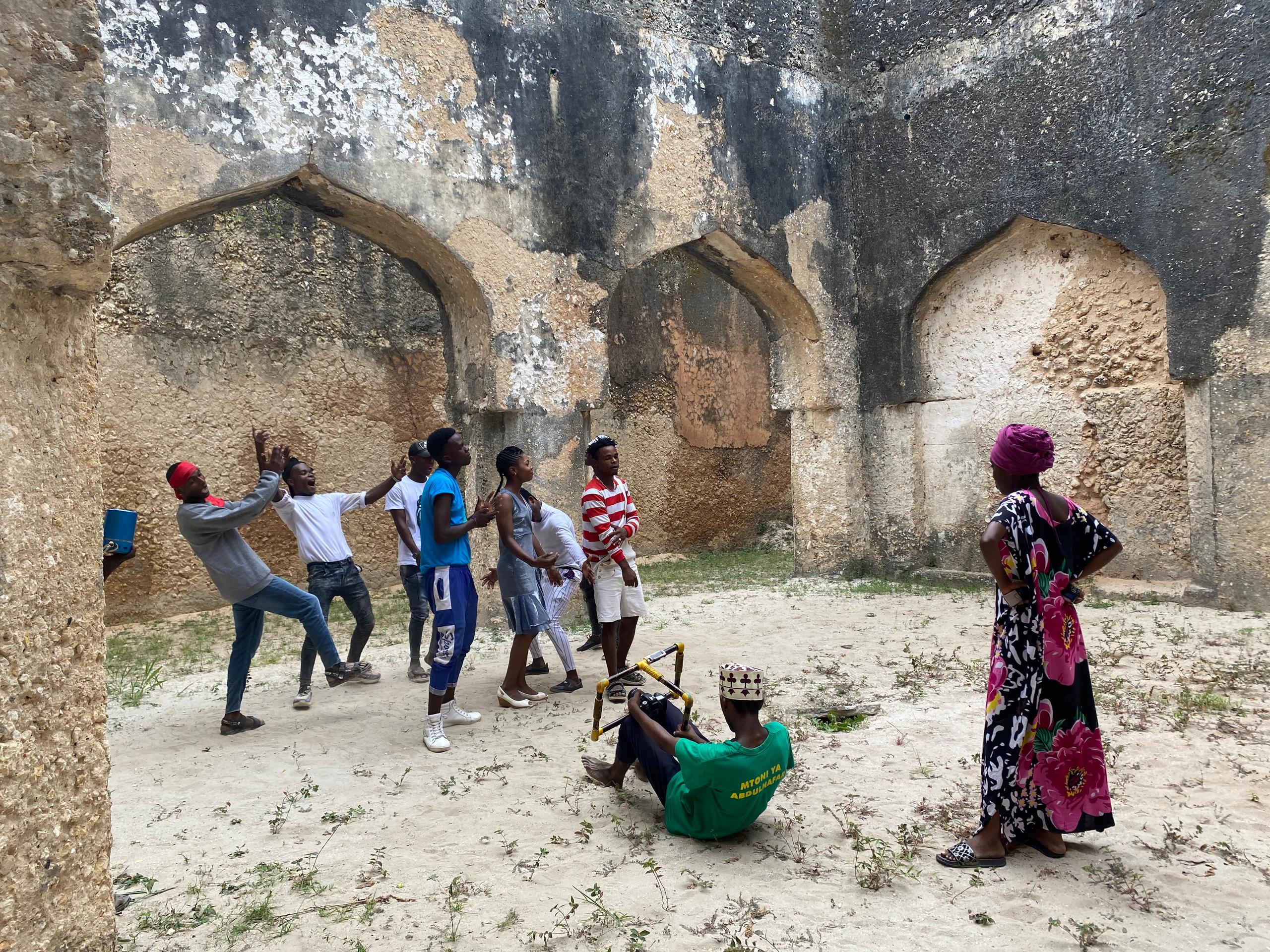 tournage à Zanzibar
