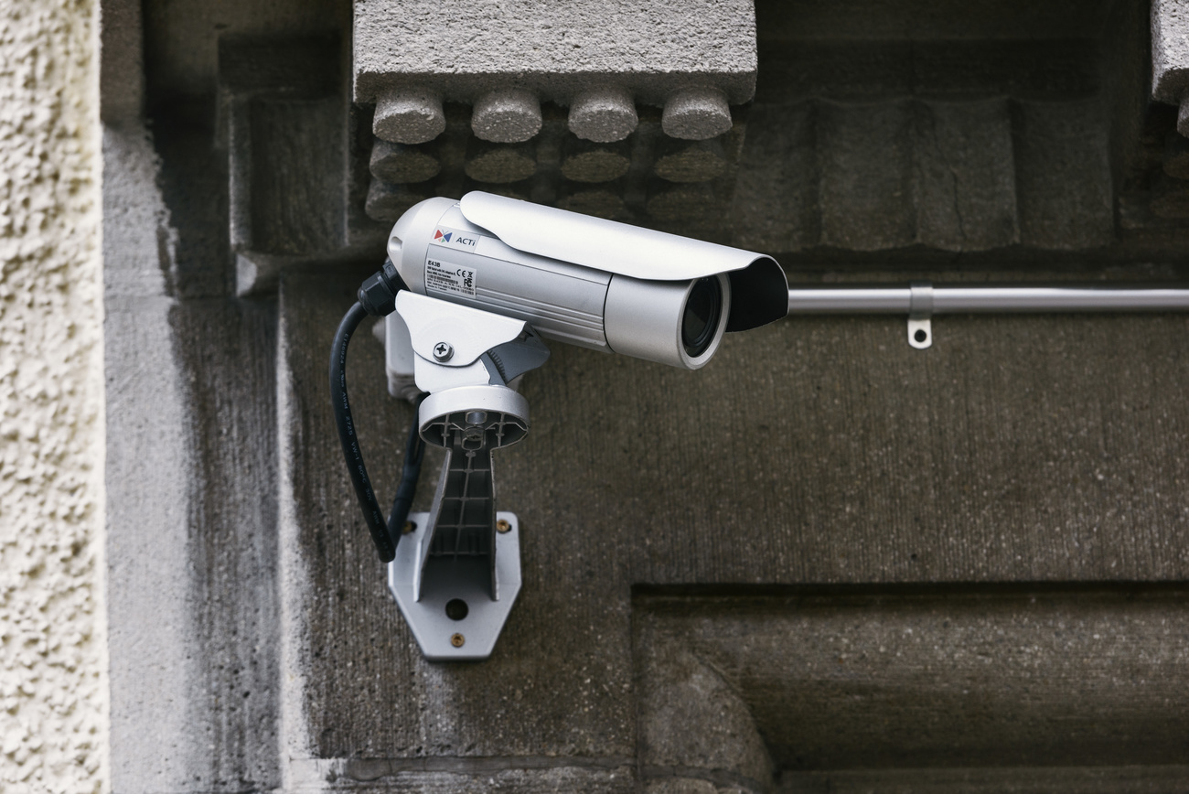 A security camera