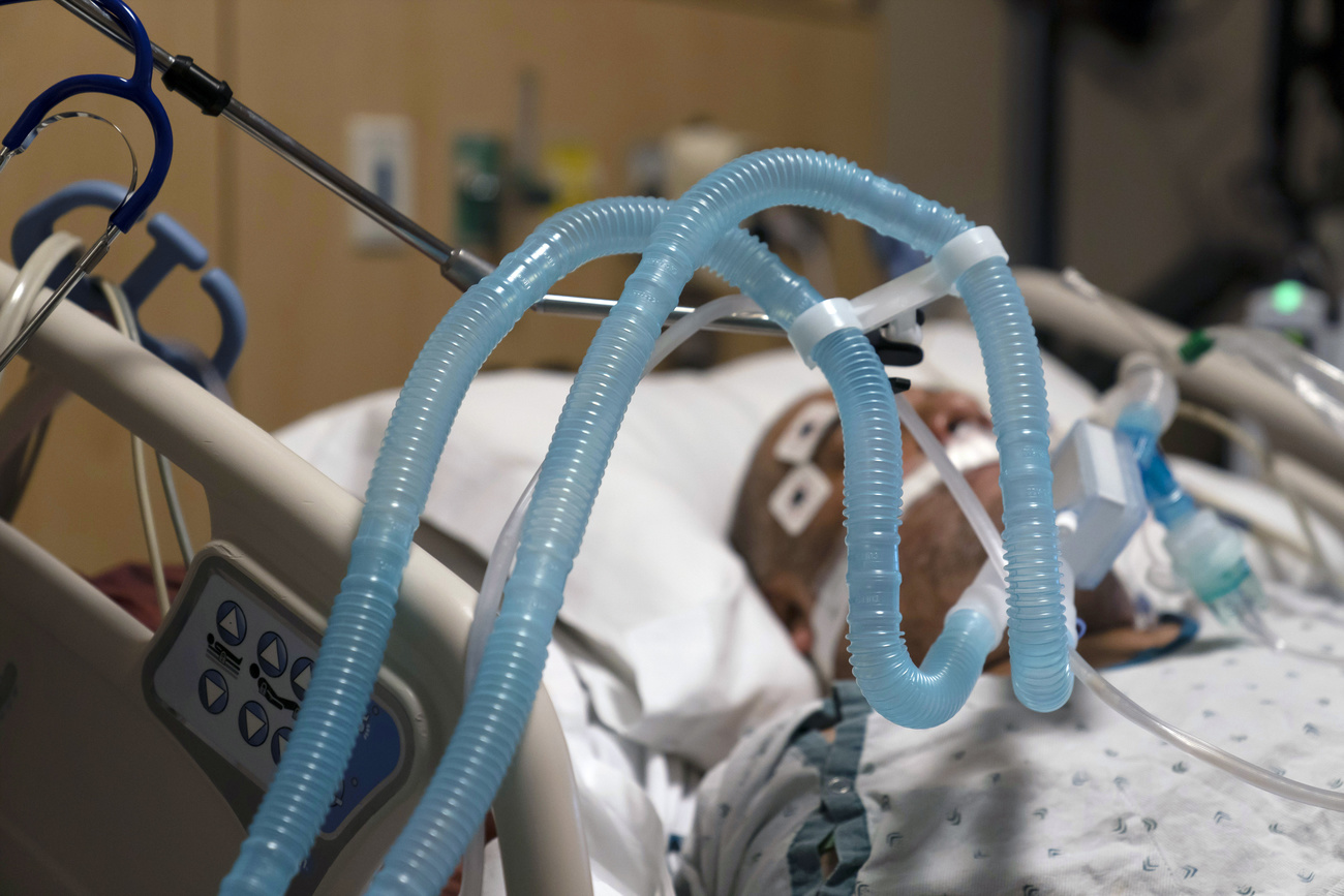 Patient on ventilator