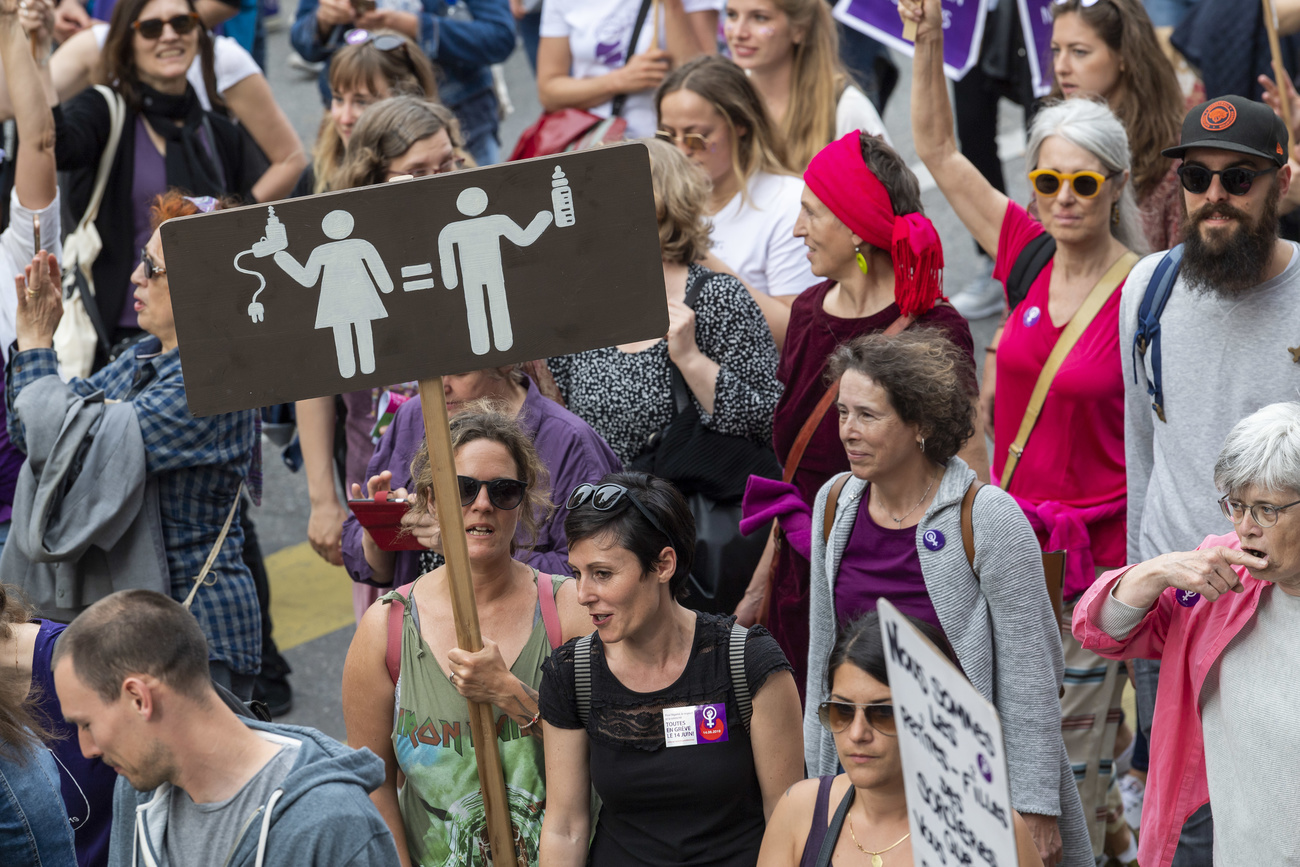 A demonstration march