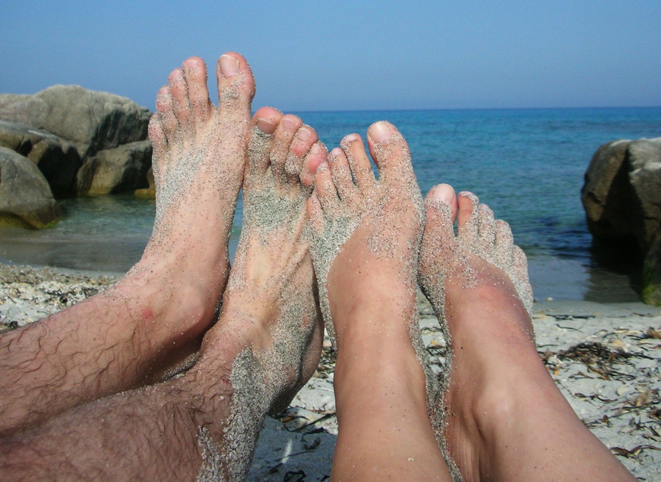 Füsse im Sand