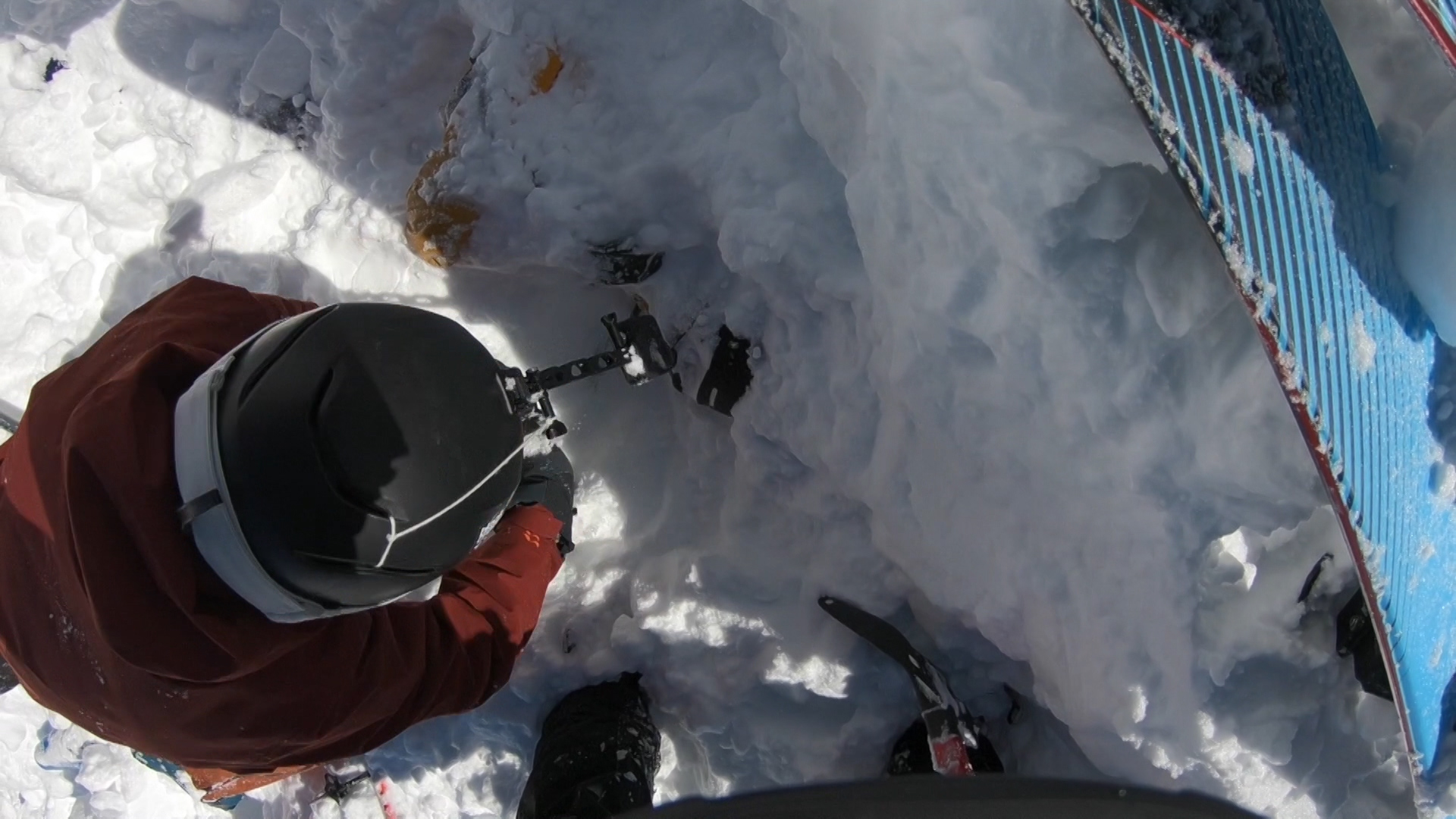 Skier buried under avalanche