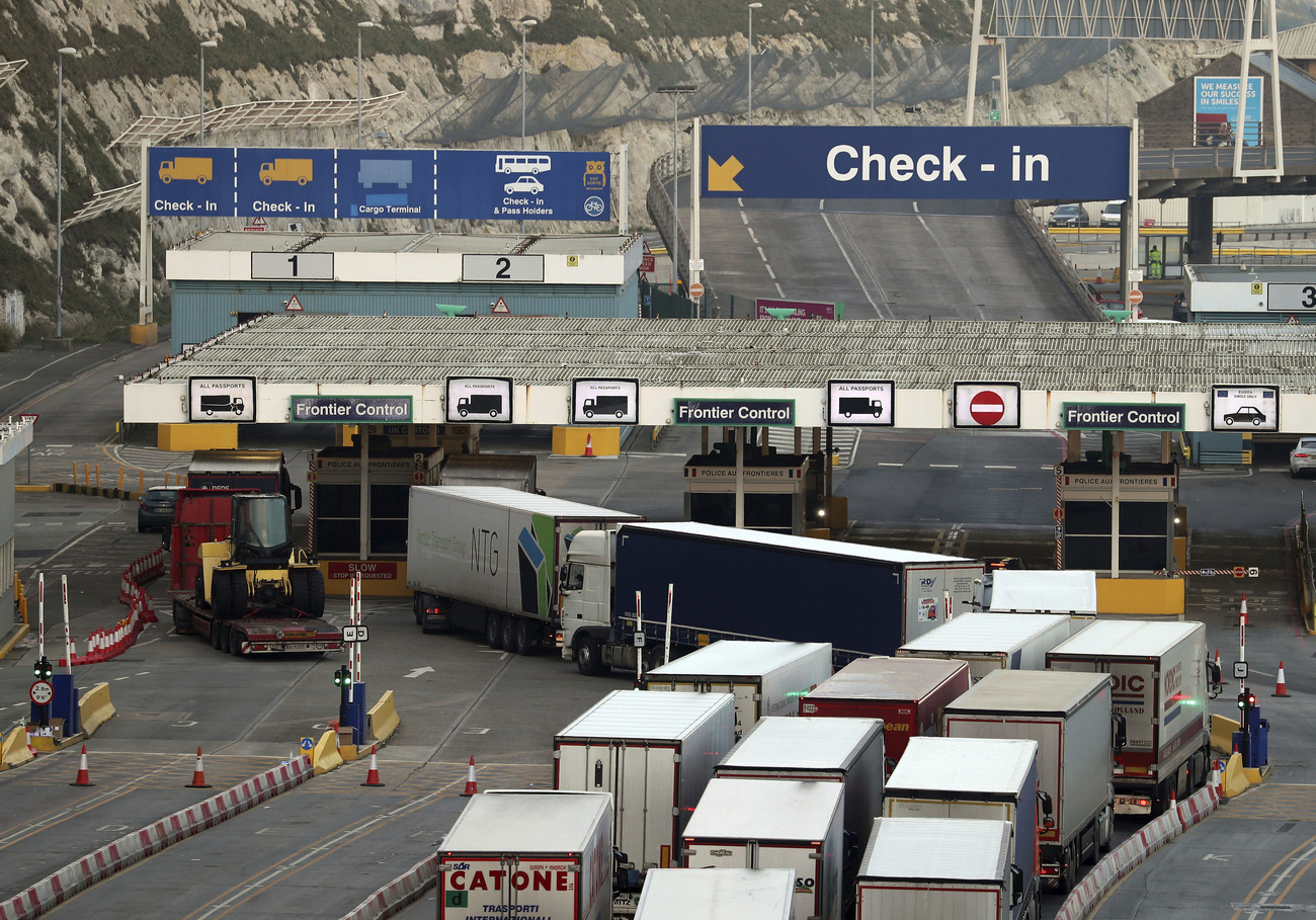 Il terminal per i traghetti del porto di Dover.