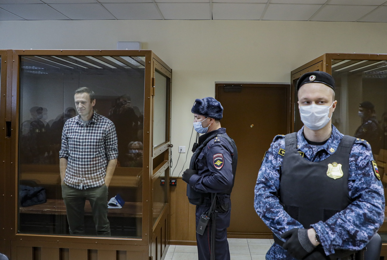 Navalny in court