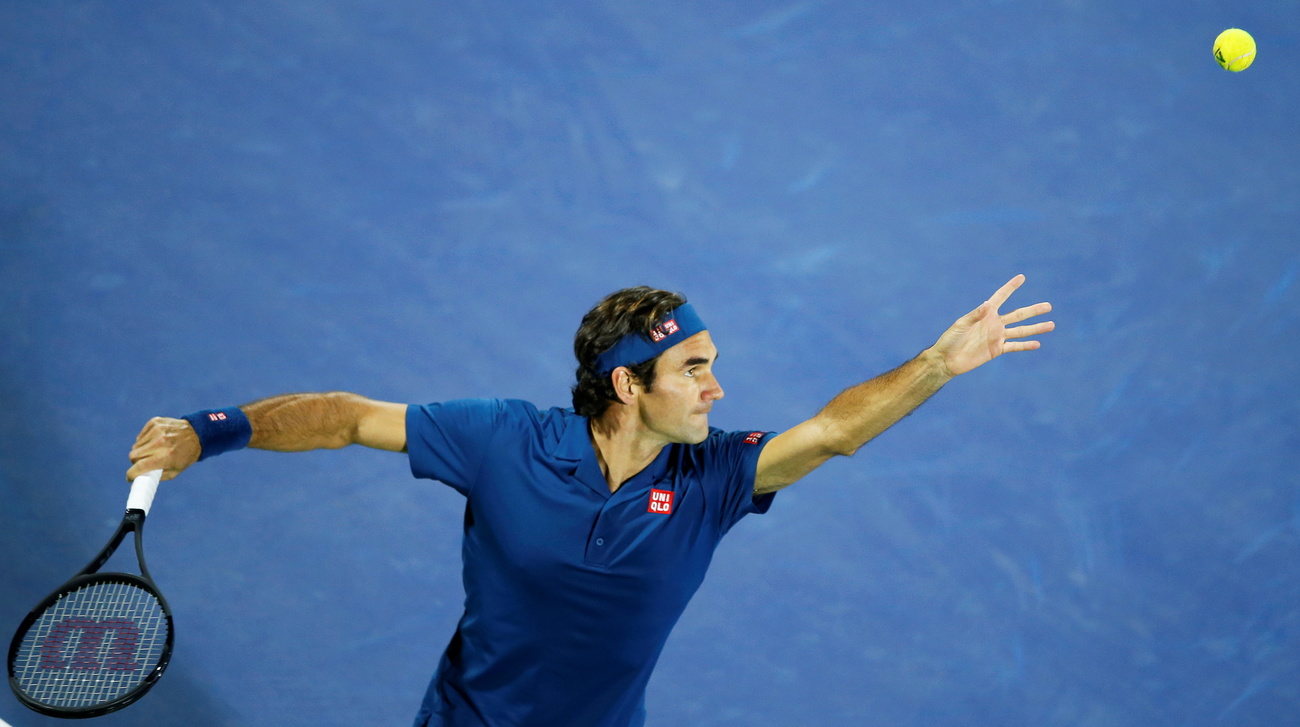 Il tennista Roger Federer