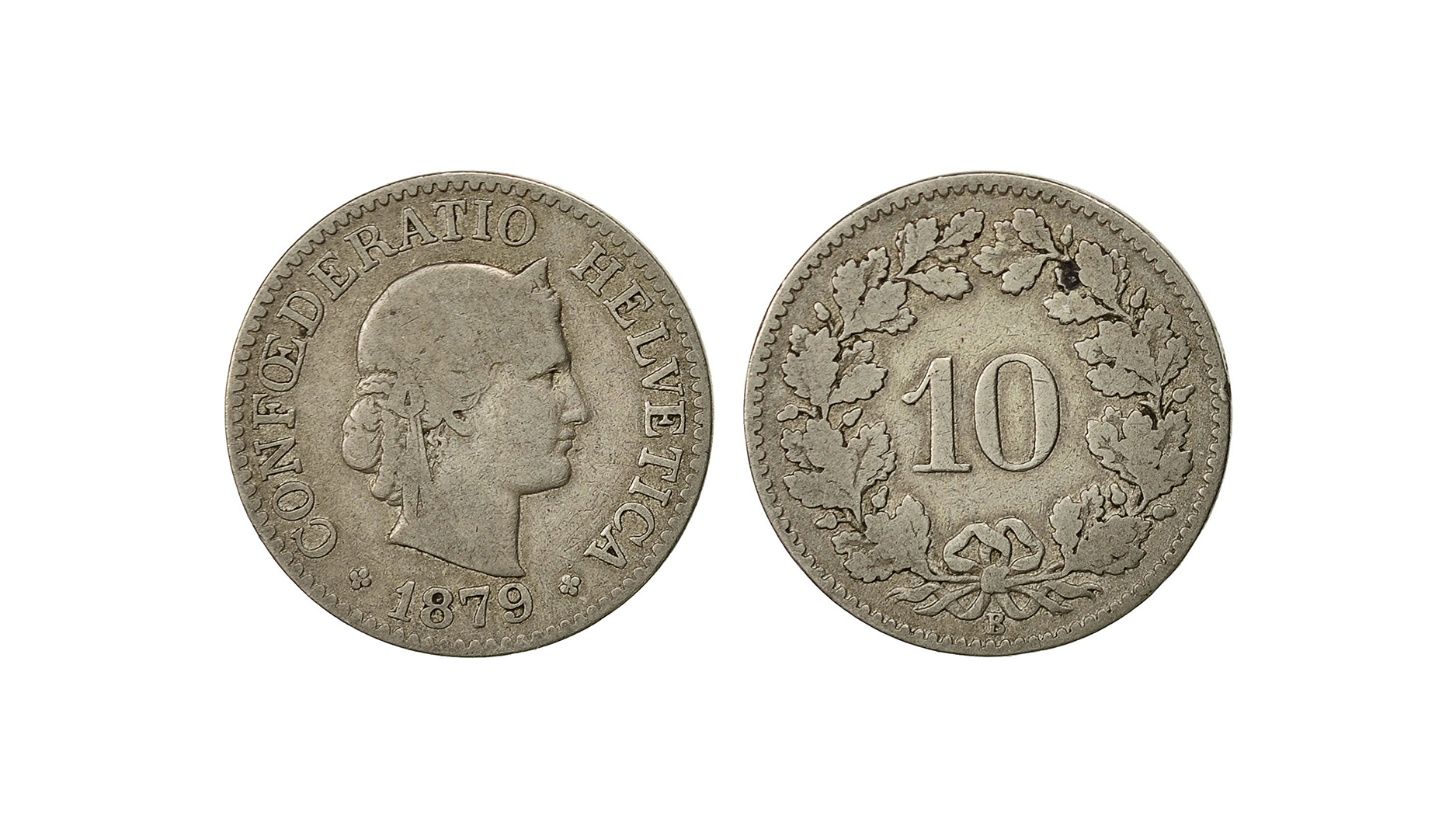 1879年に鋳造された10サンチーム硬貨は、現在でも法定通貨だ