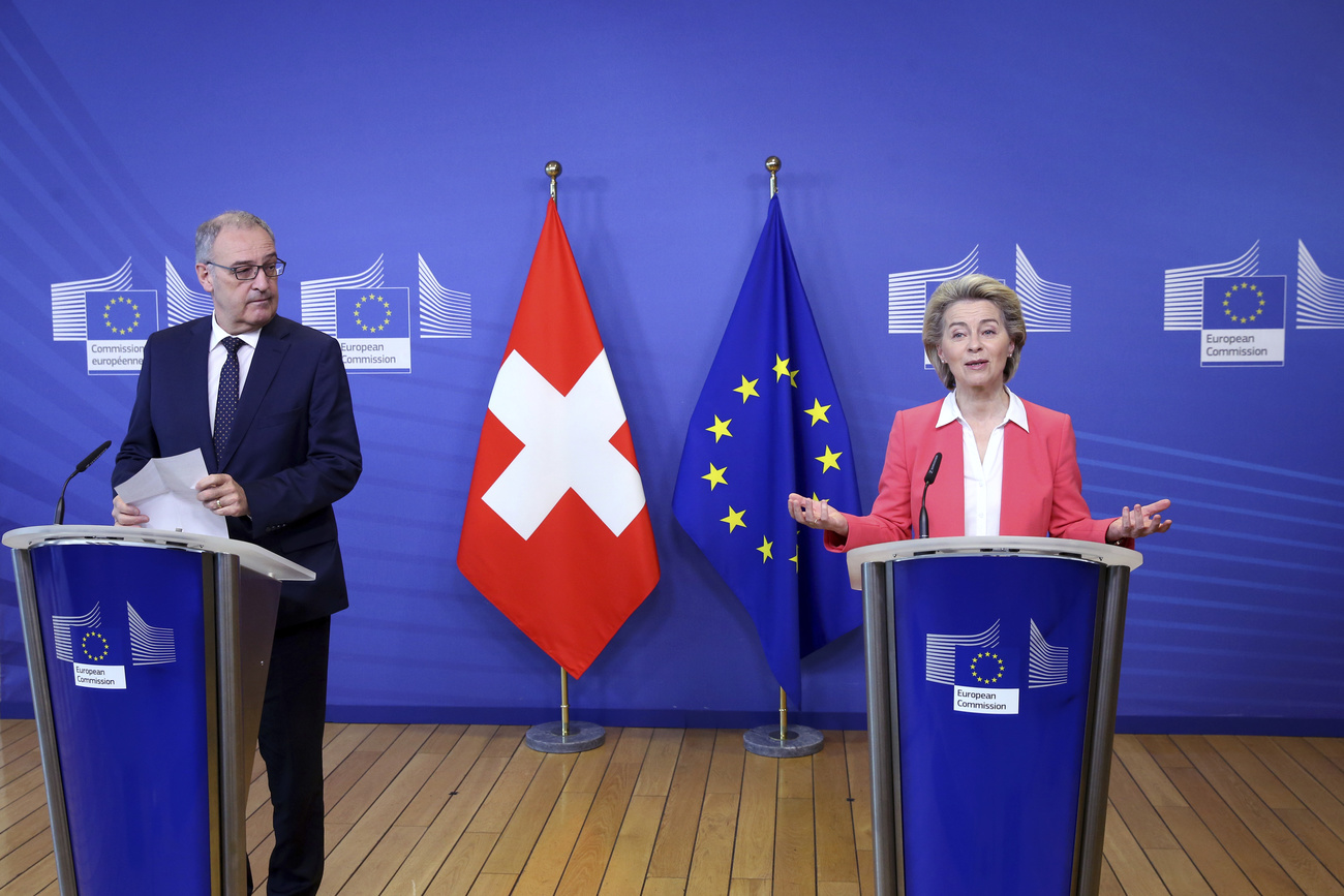 Guy Parmelin et Ursula von der Leyen