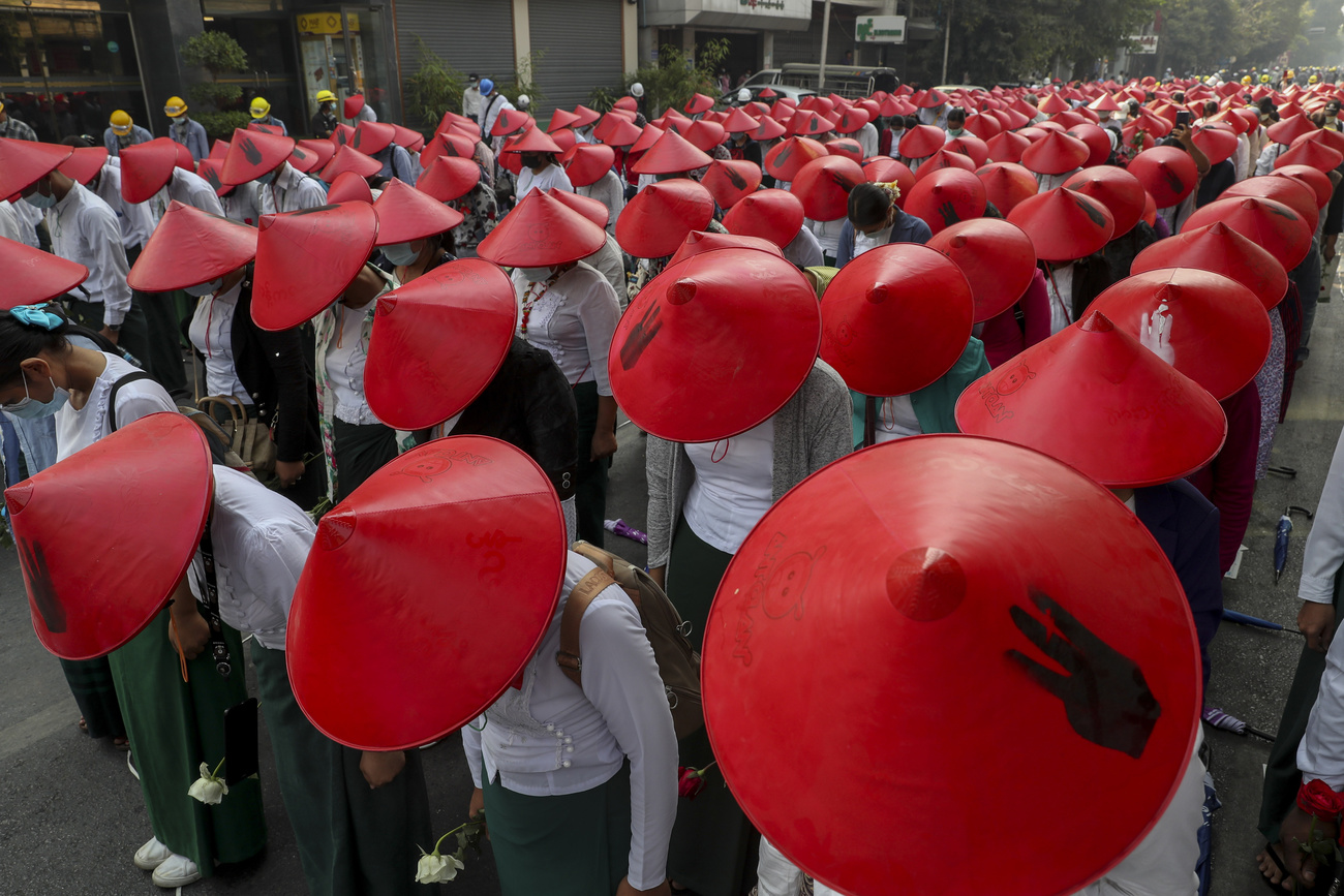 Lehrer in Myanmar