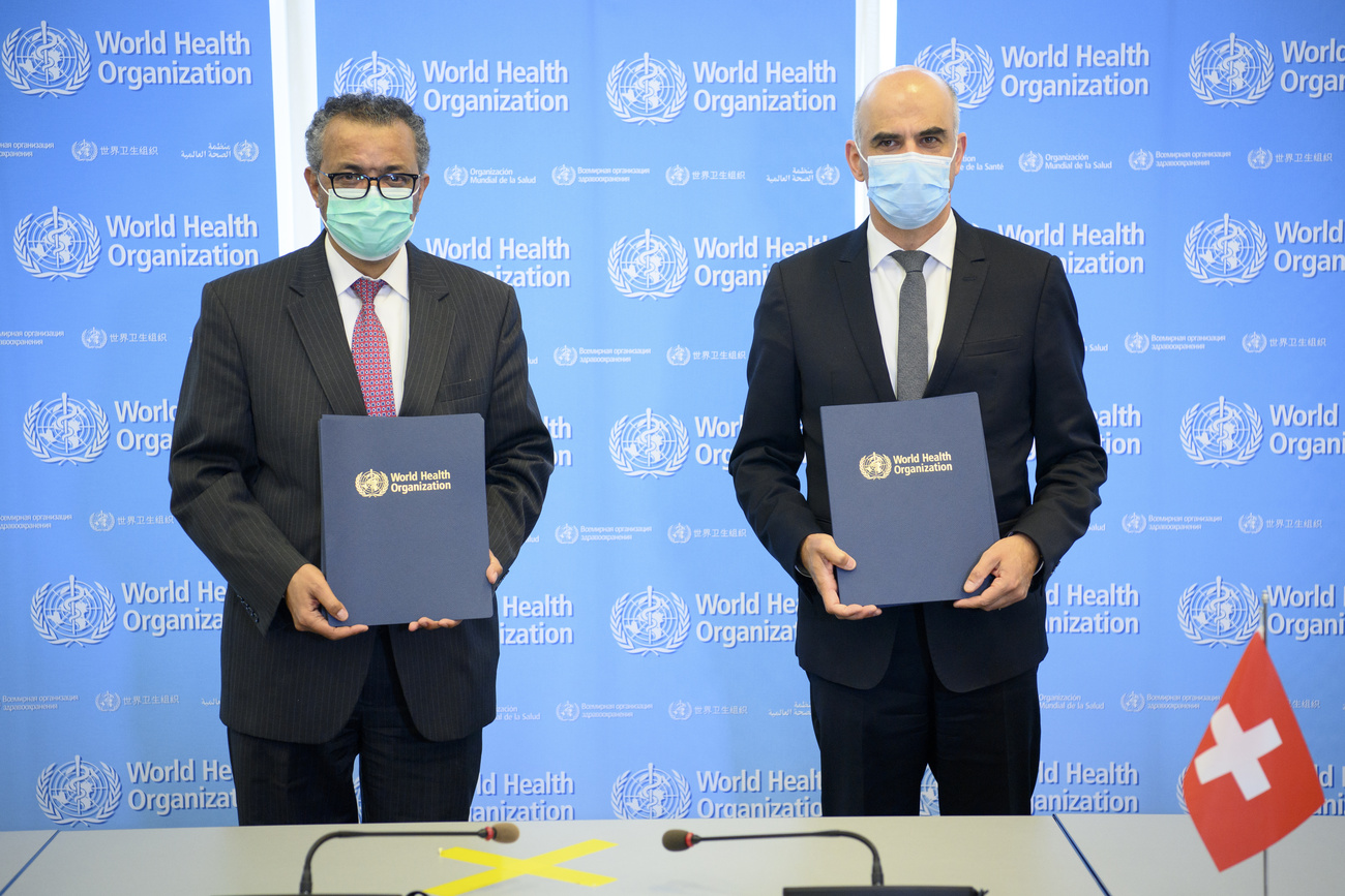 Berset and Tedros