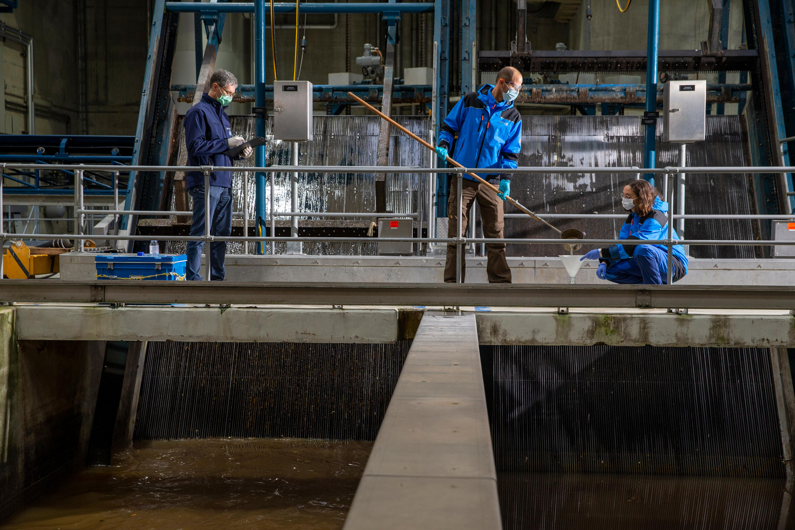 The Werdhölzli treatment plant in Zurich.