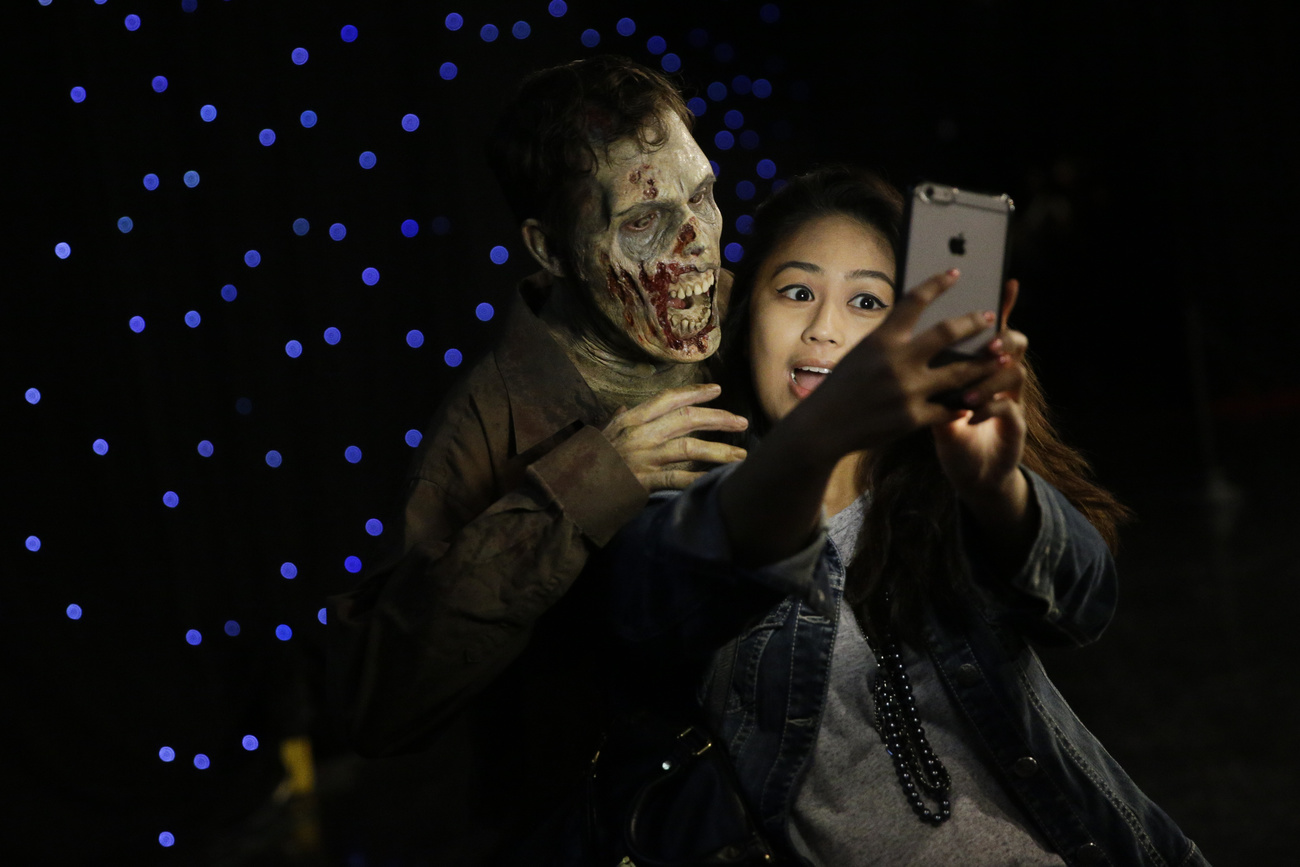 Selfie mit Zombie
