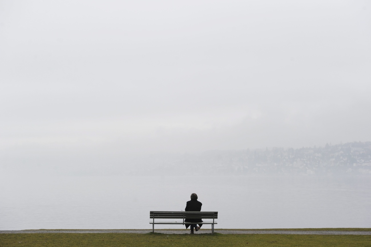 Brume sul lago di Zurigo.