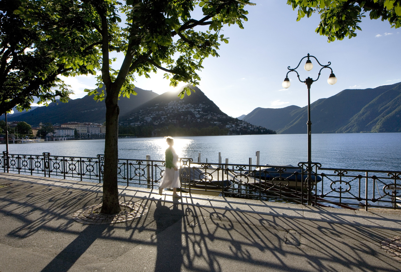 Il lungolago di Lugano