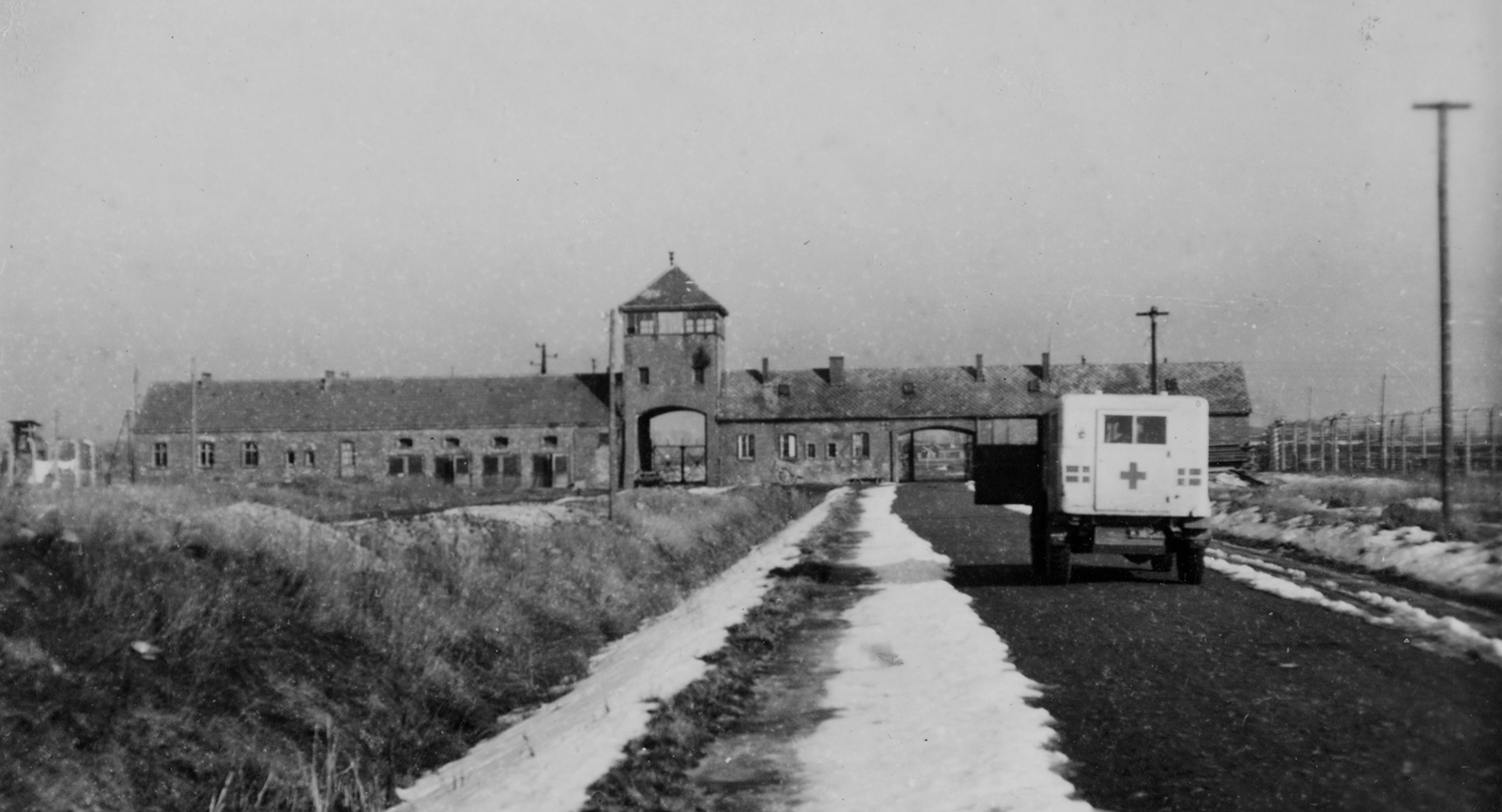 Weg in ein Konzentrationslager