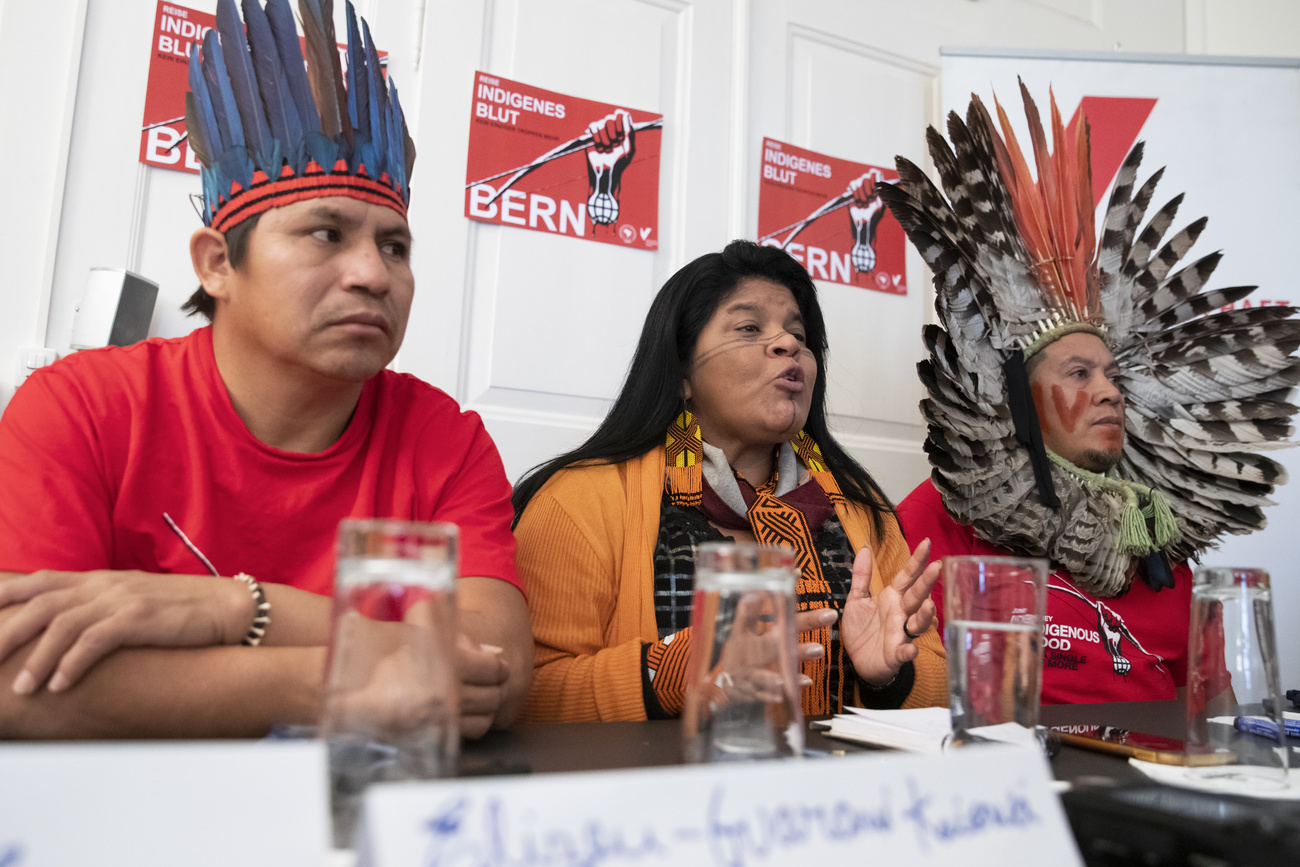 Indigene Delegierte aus Brasilien