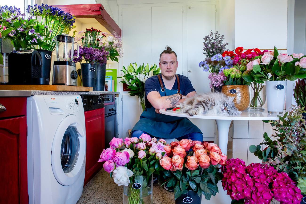 Il fioraio 32enne Boris Bott.