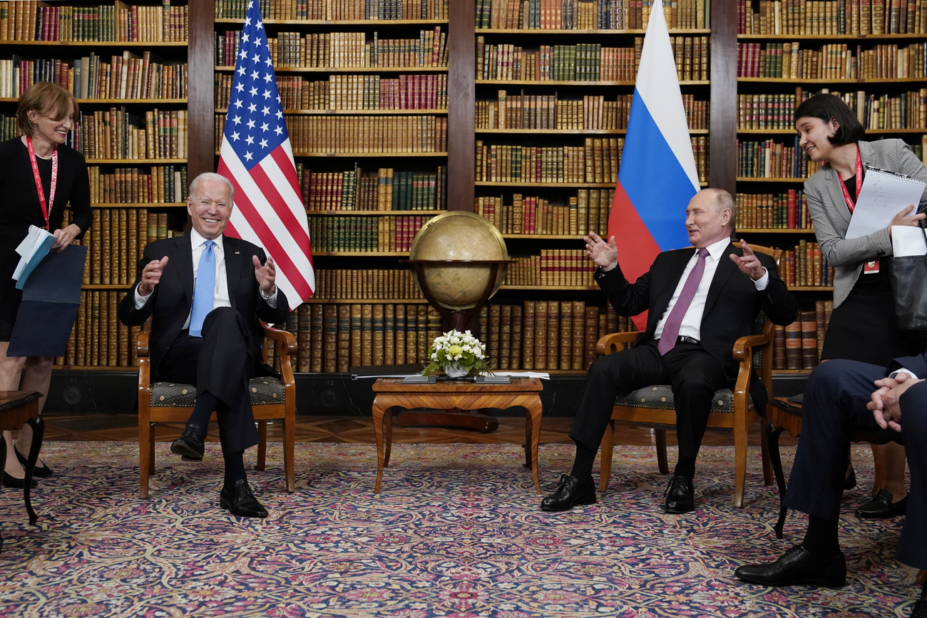 Biden and Putin in Geneva