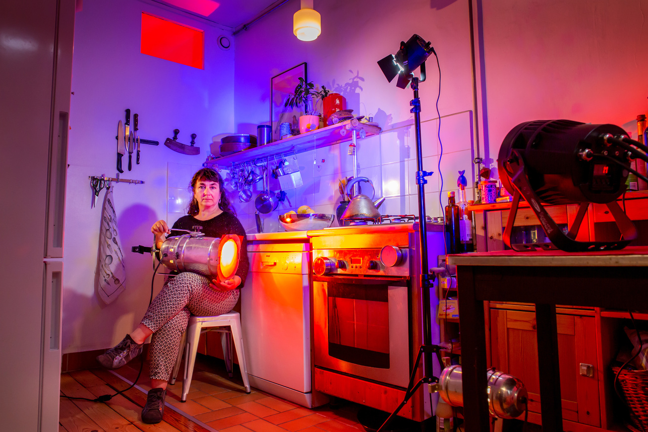 Claire Firmann, 51 anni, tecnica delle luci.