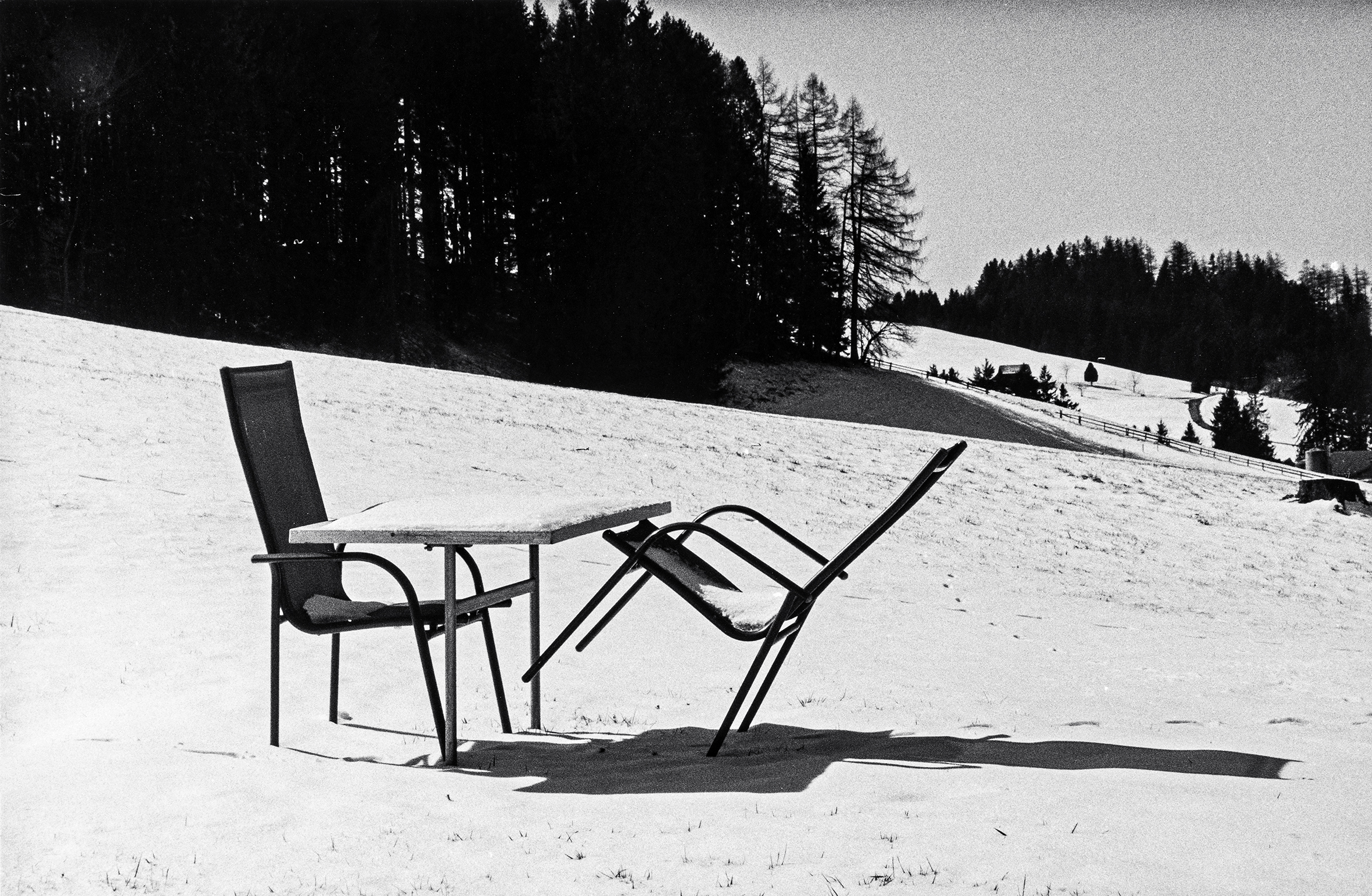 Two lonely chairs