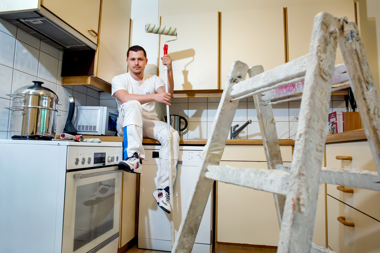 Aurelien Toffoletto, pittore 29enne.