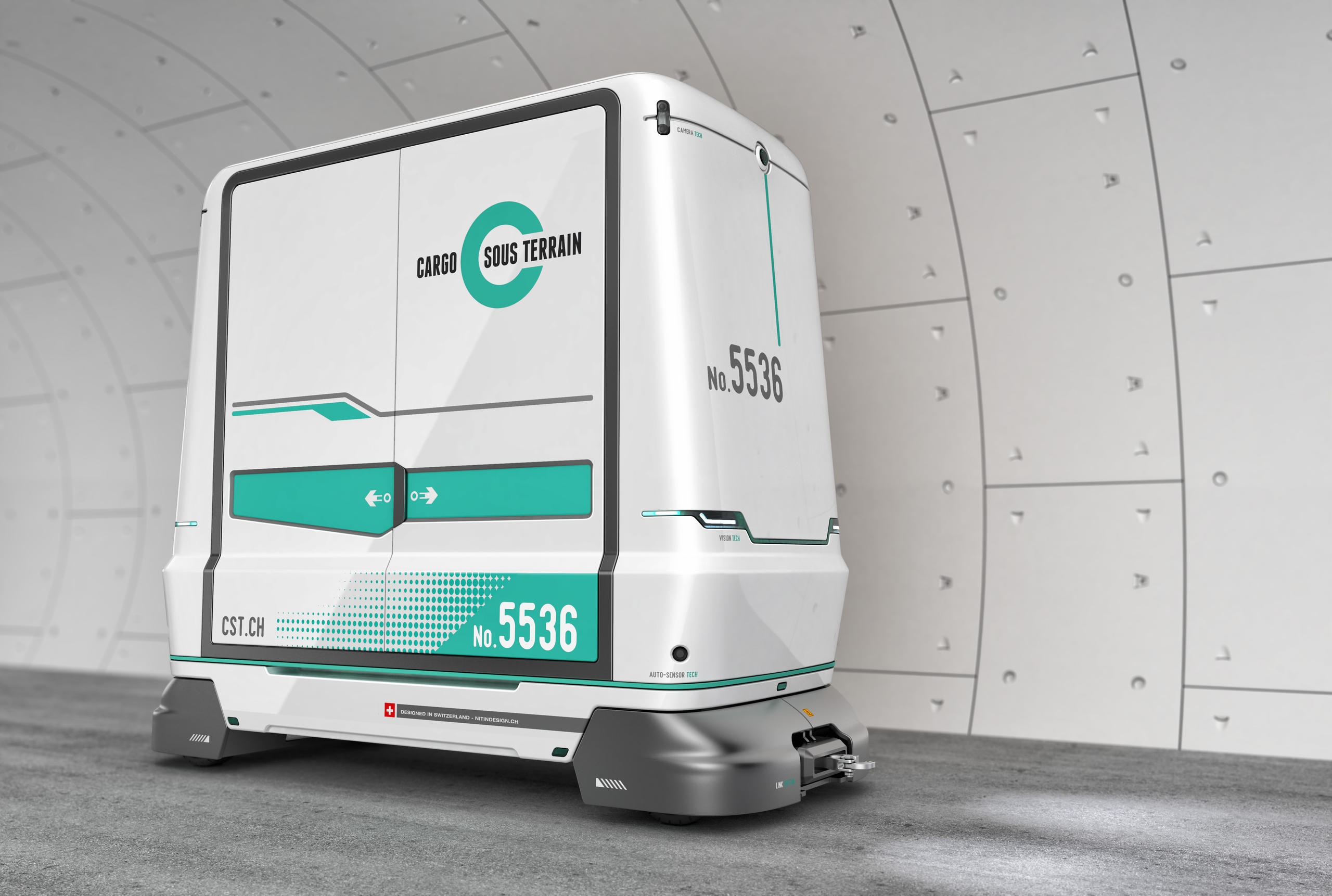 Cargo sous terrain container