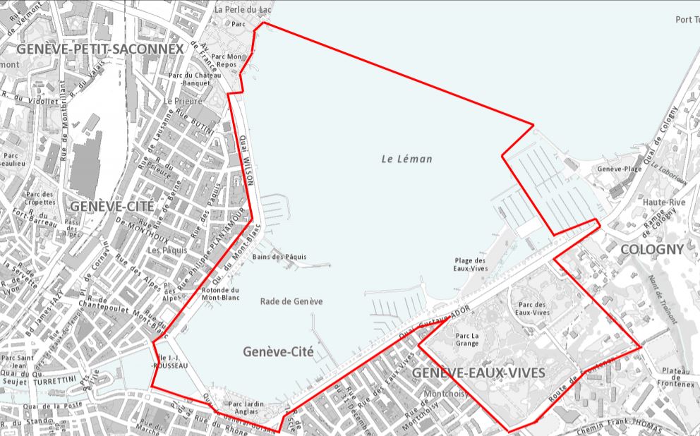 Security map for Putin-Biden summit in Geneva