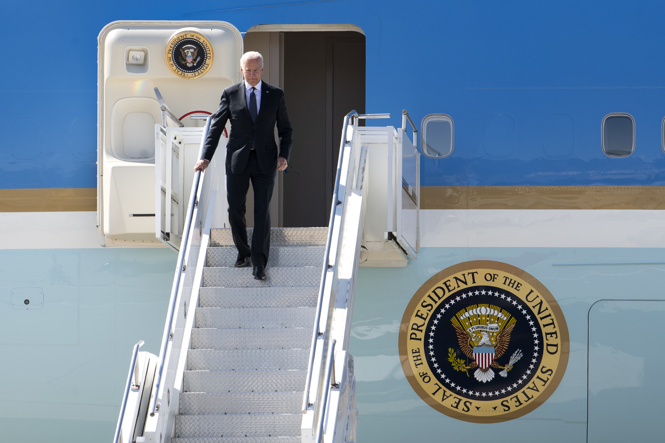 Biden llega a Ginebra