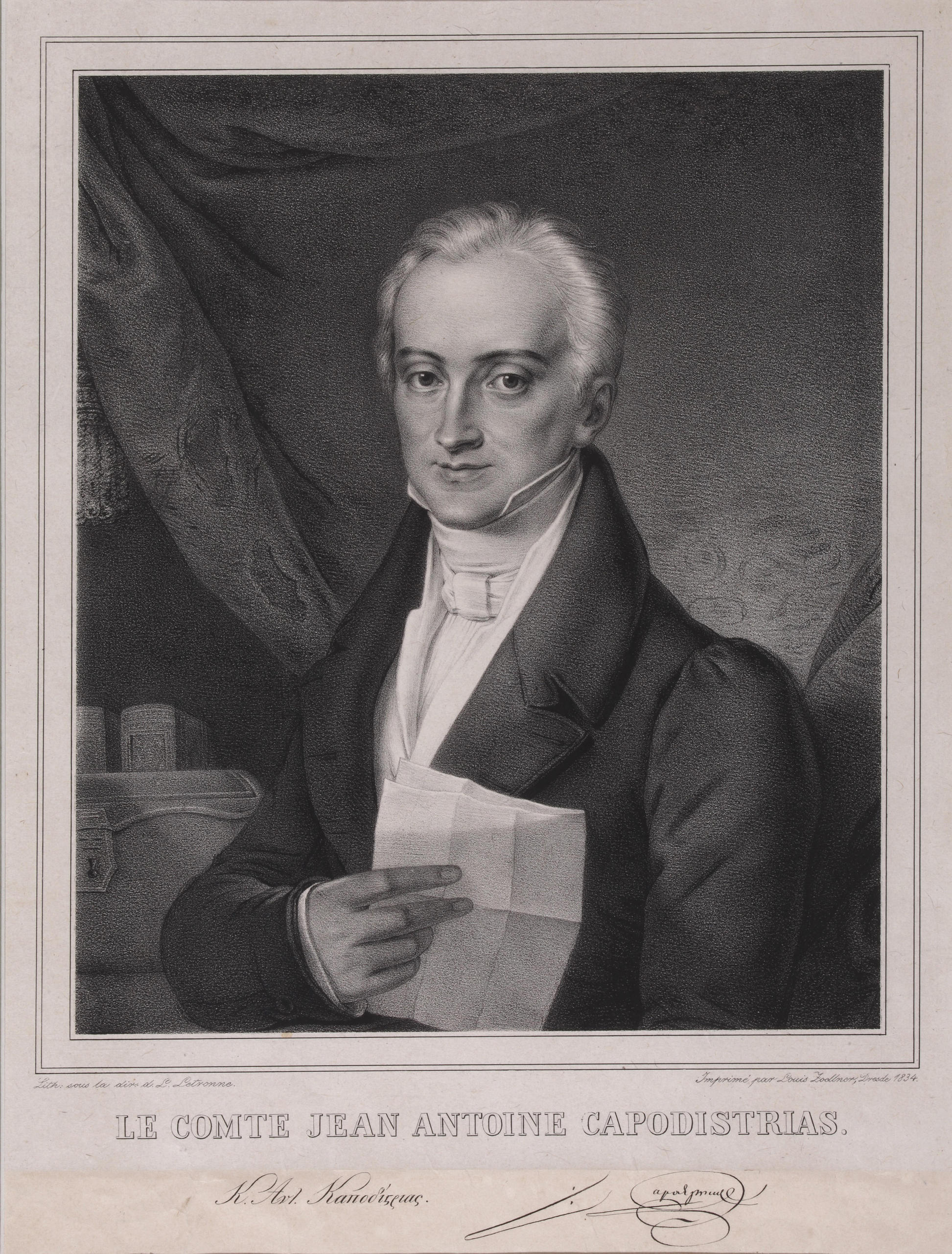 Porträt Ioannis Capodistrias