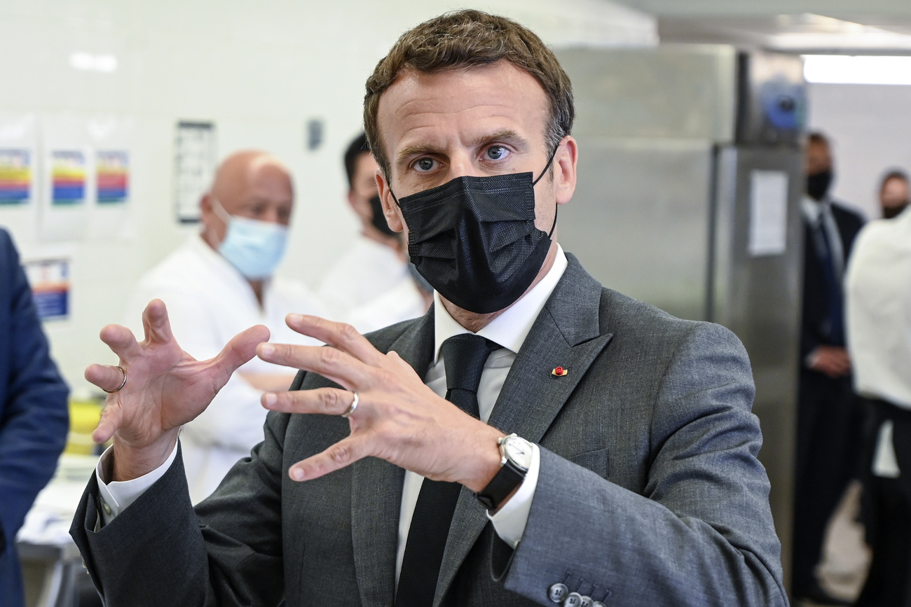 Il presidente francese Emmanuel Macron.