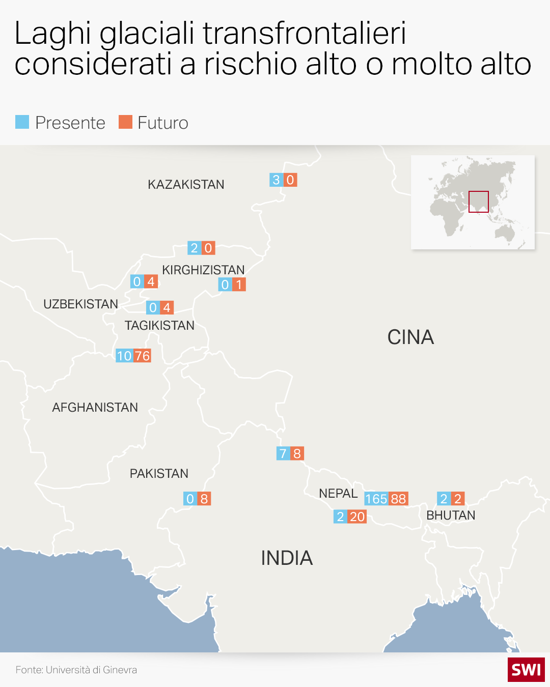 mappa zona himalayana