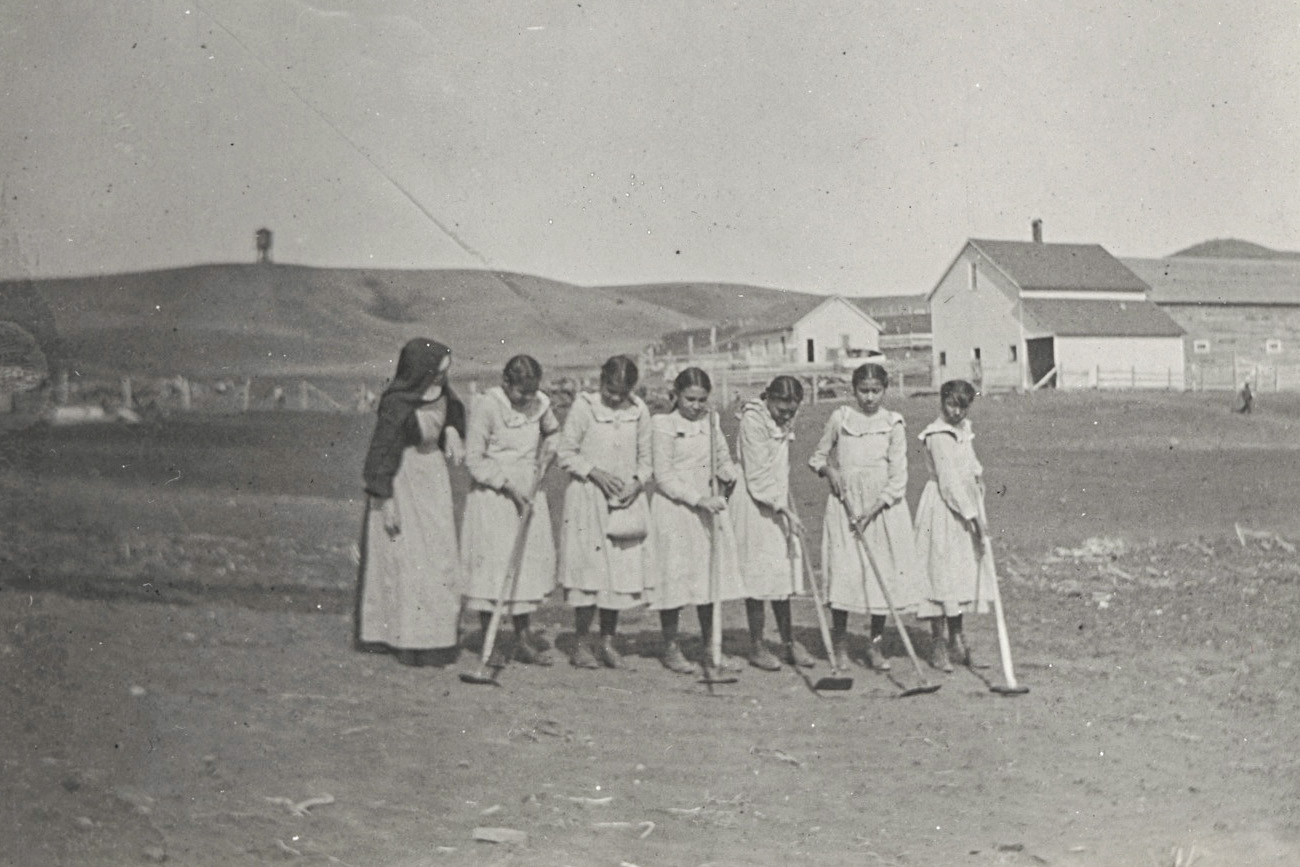 Indian Girls farming with Benedictians