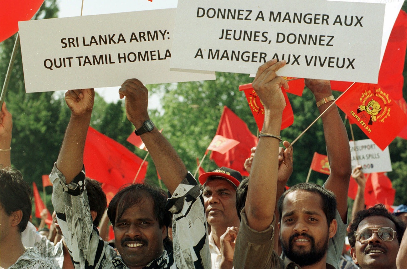 Manifs de Tamouls en Suisse