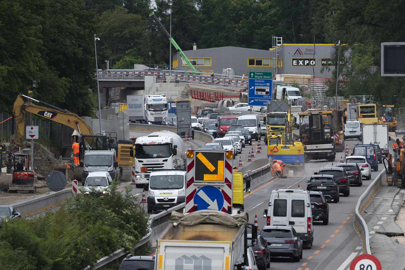 Bouchon sur l autoroute