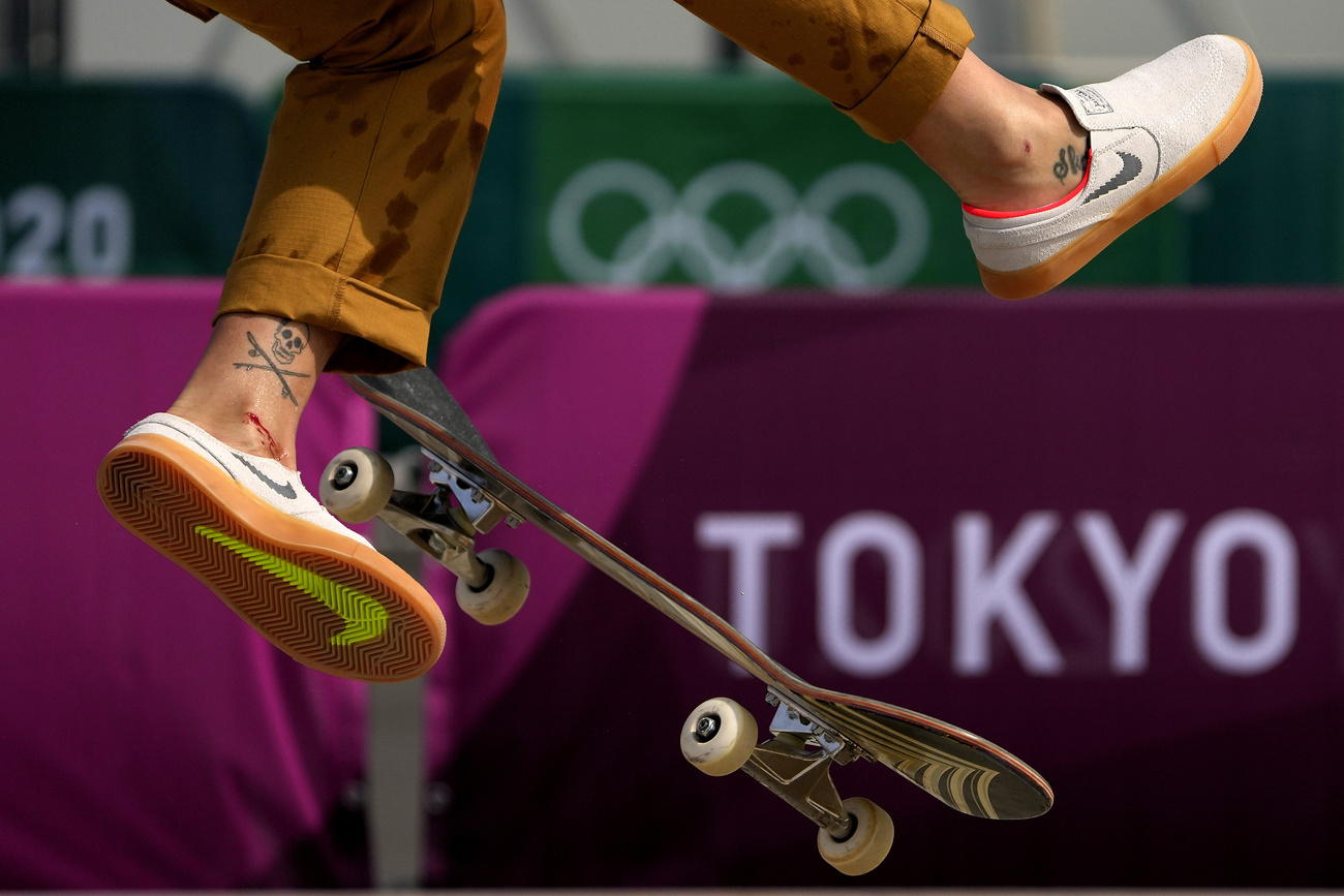 skater at olympic games