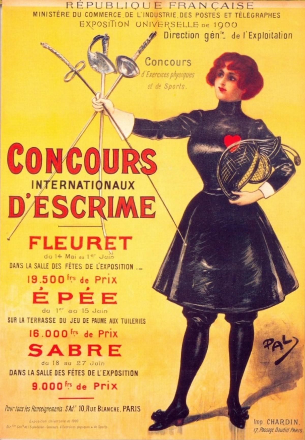 Affiche des Jeux olympiques de 1900.