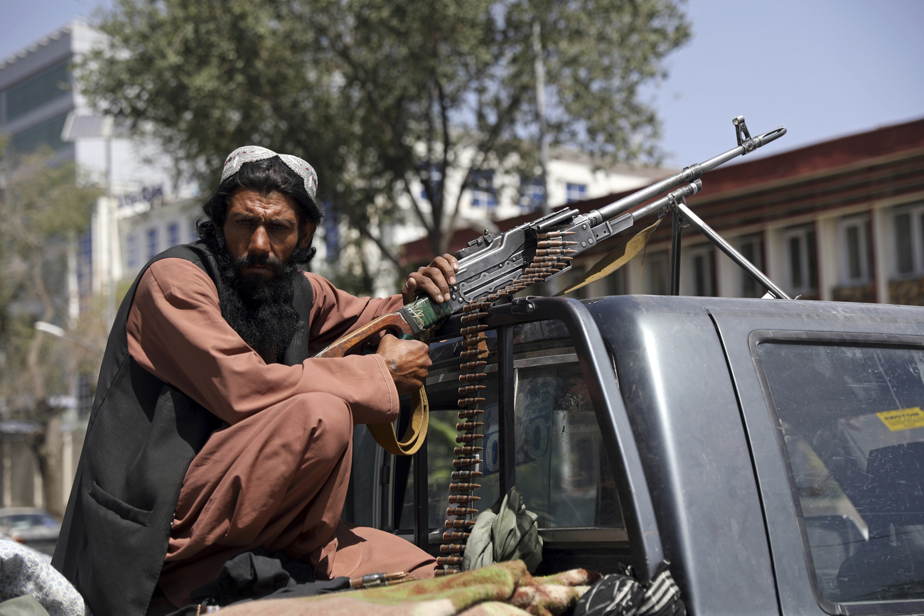 Taliban man with gun