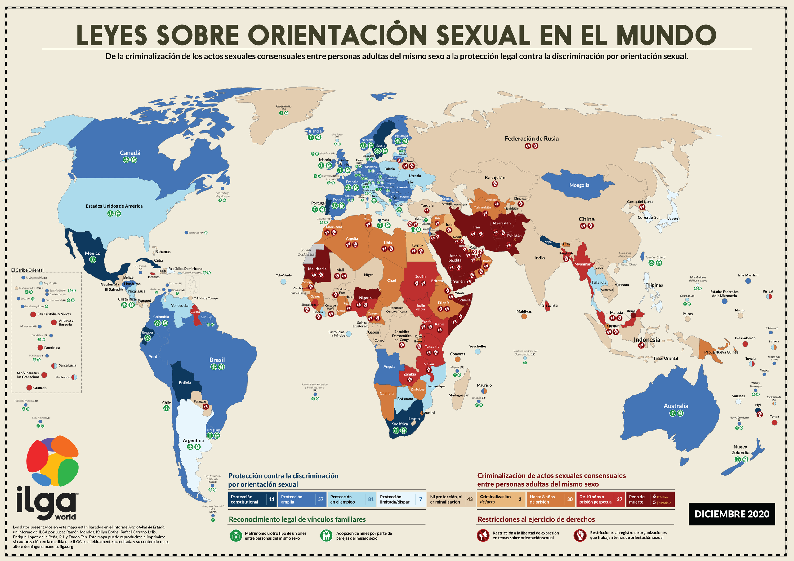Leyes sobre orientación sexual en el mundo