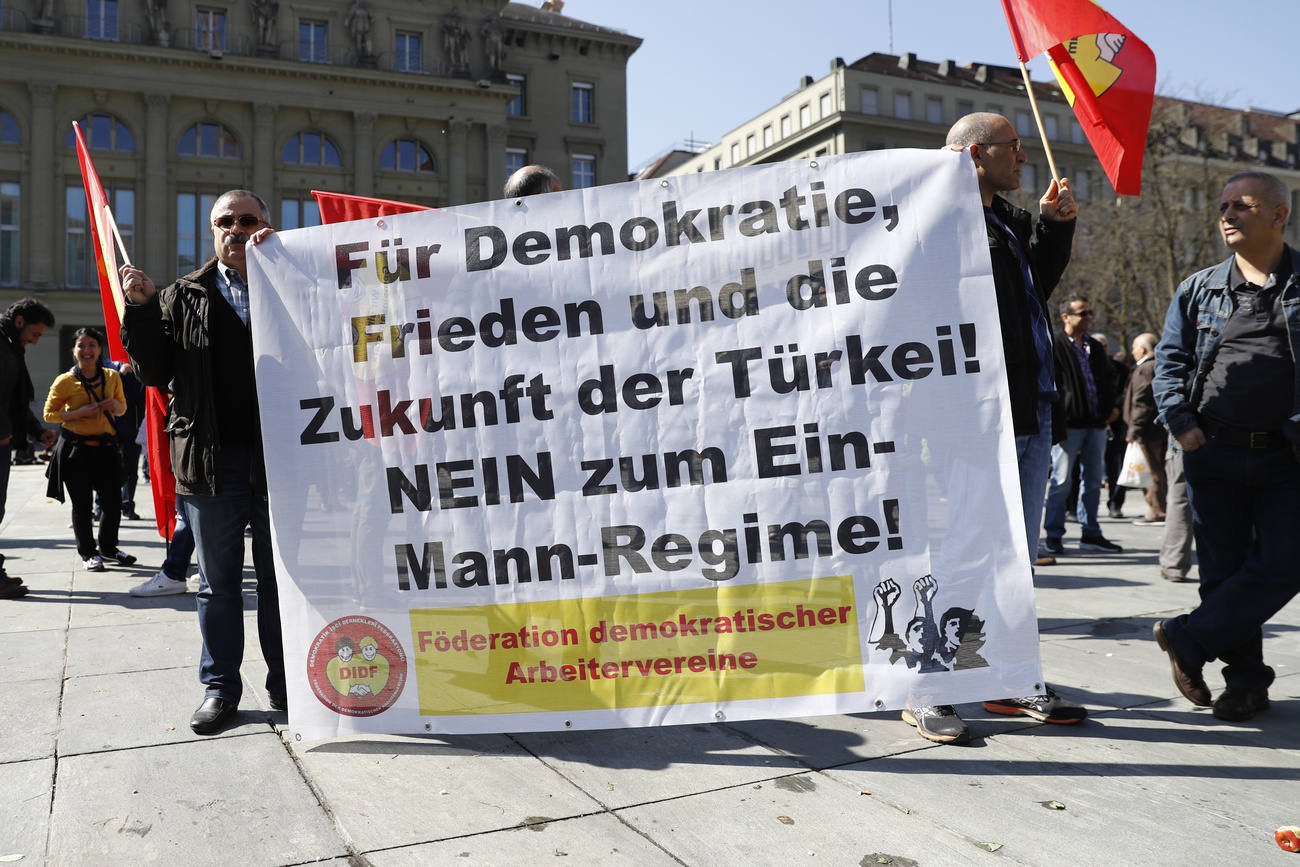 Street demonstration against Turkey s government